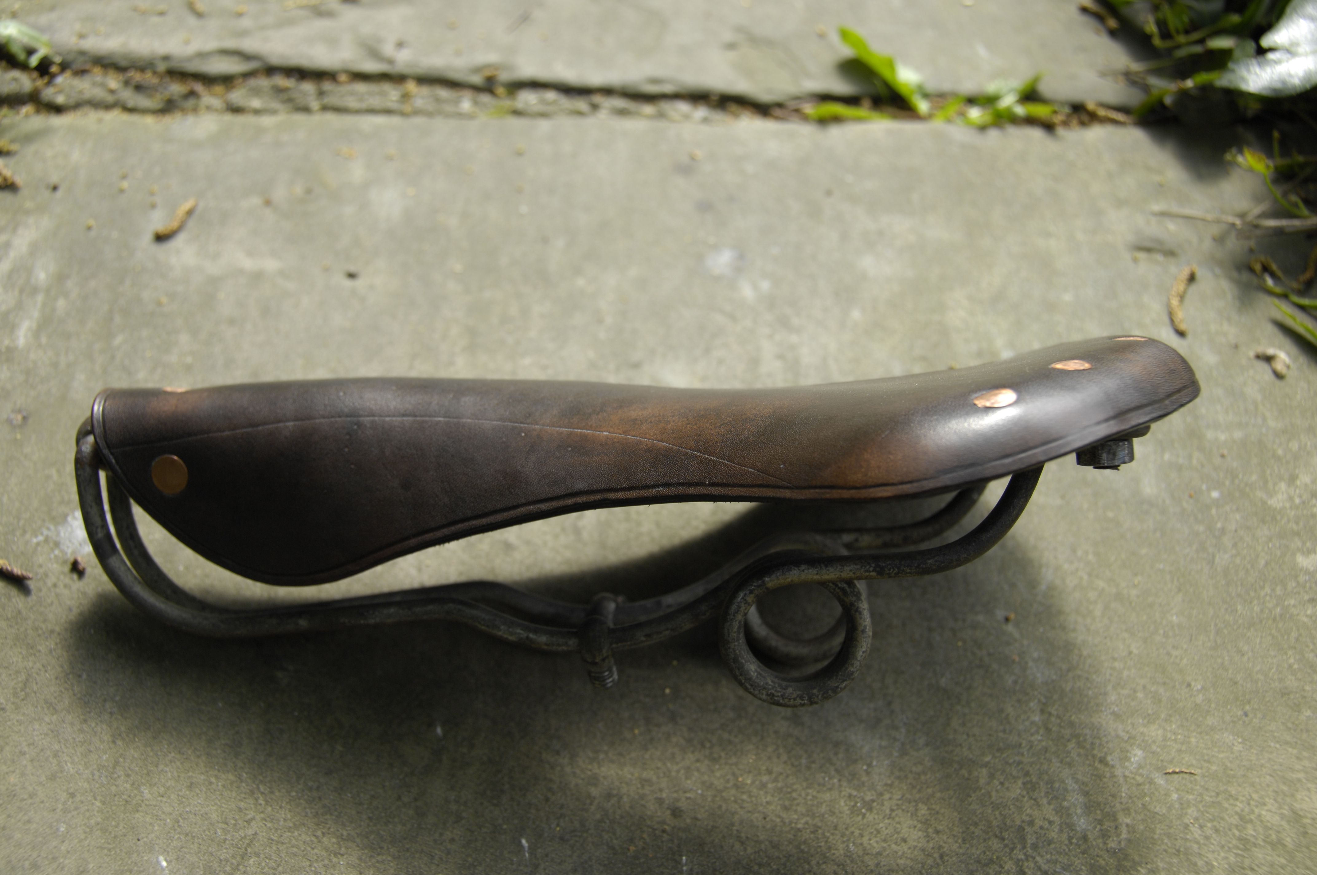 Solid Tyred Safety Bicycle Saddle | Vintage Bicycle