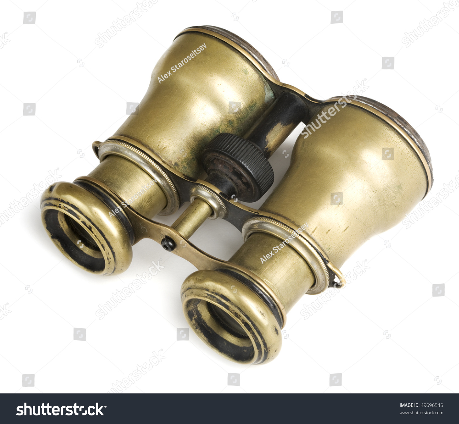 Old Binoculars On White Background Stock Photo 49696546 - Shutterstock