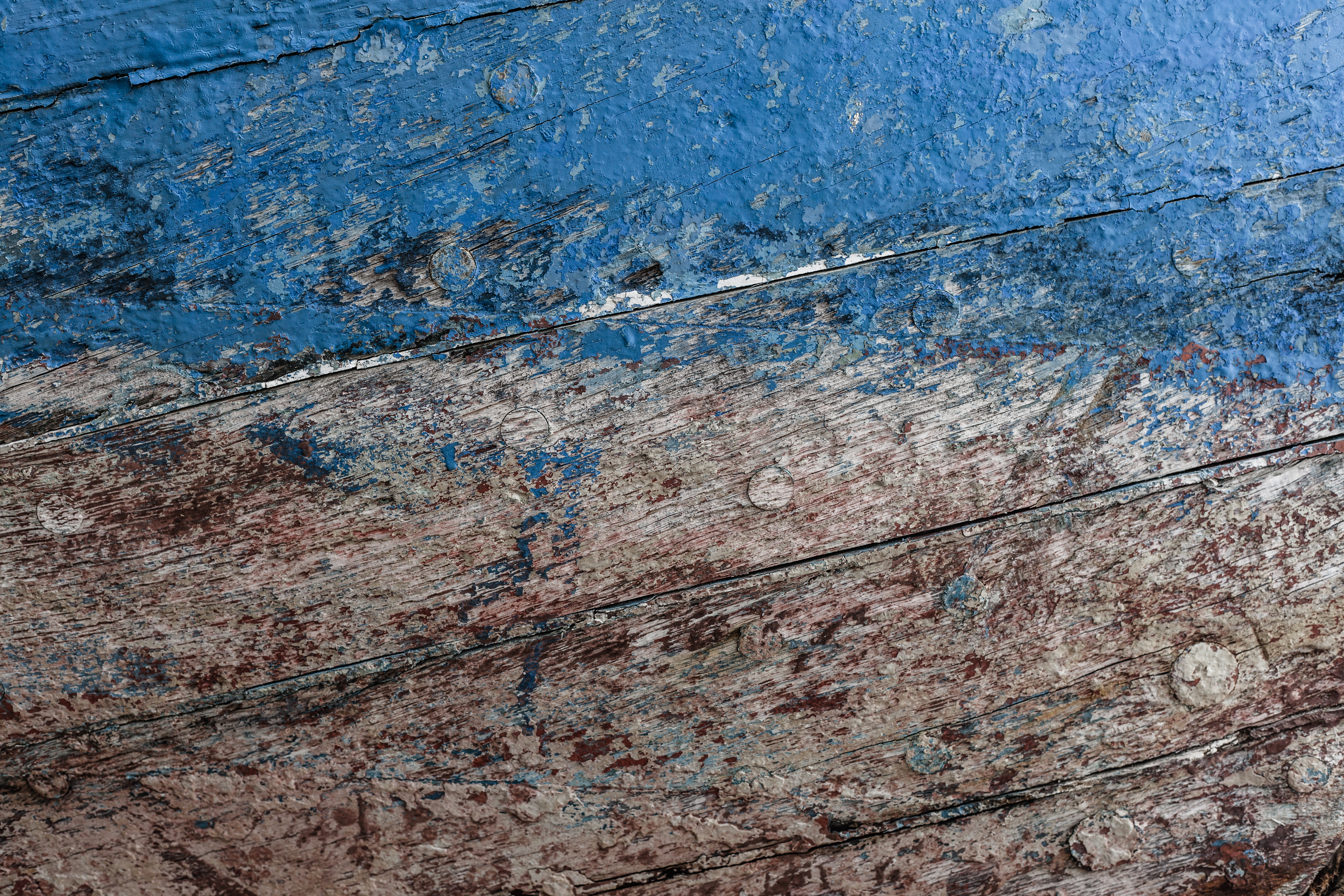 Old blue wood texture photo