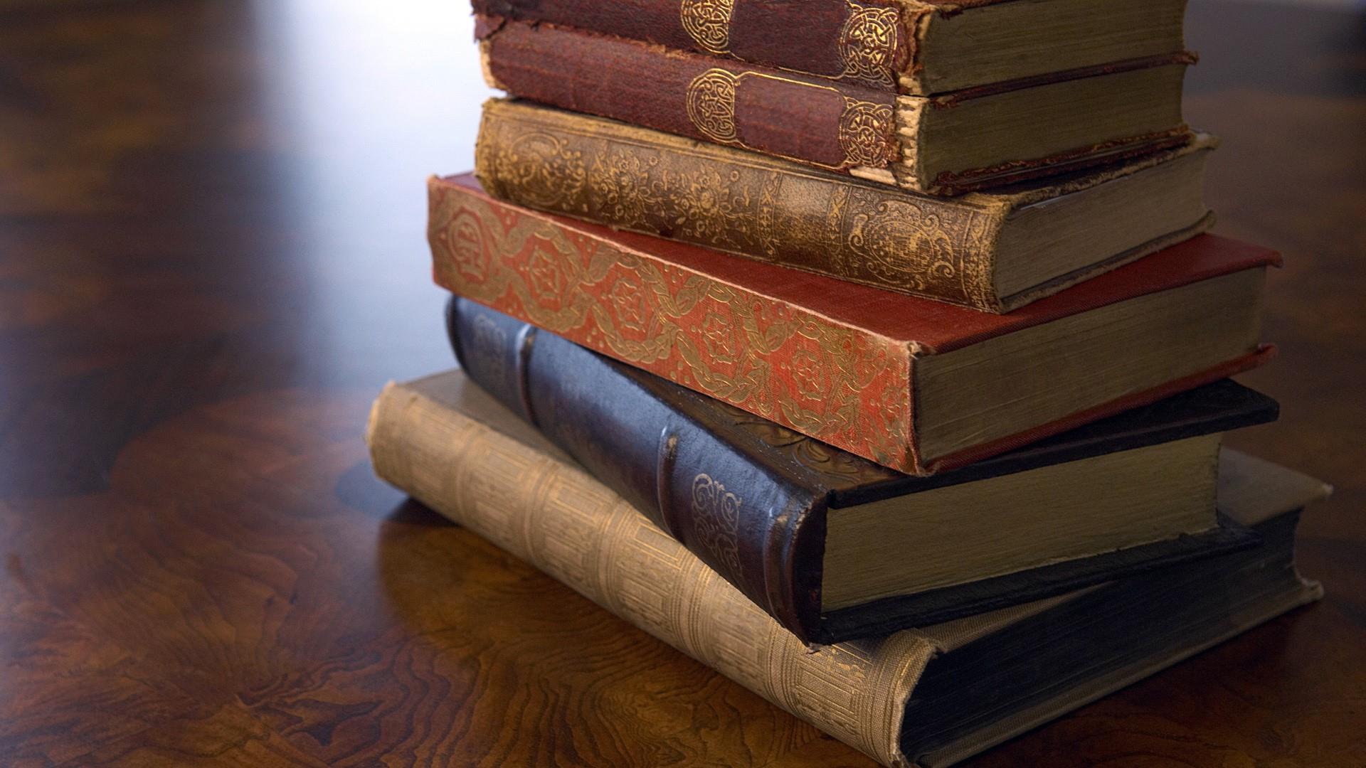 Old Books On The Table Wallpaper | Wallpaper Studio 10 | Tens of ...