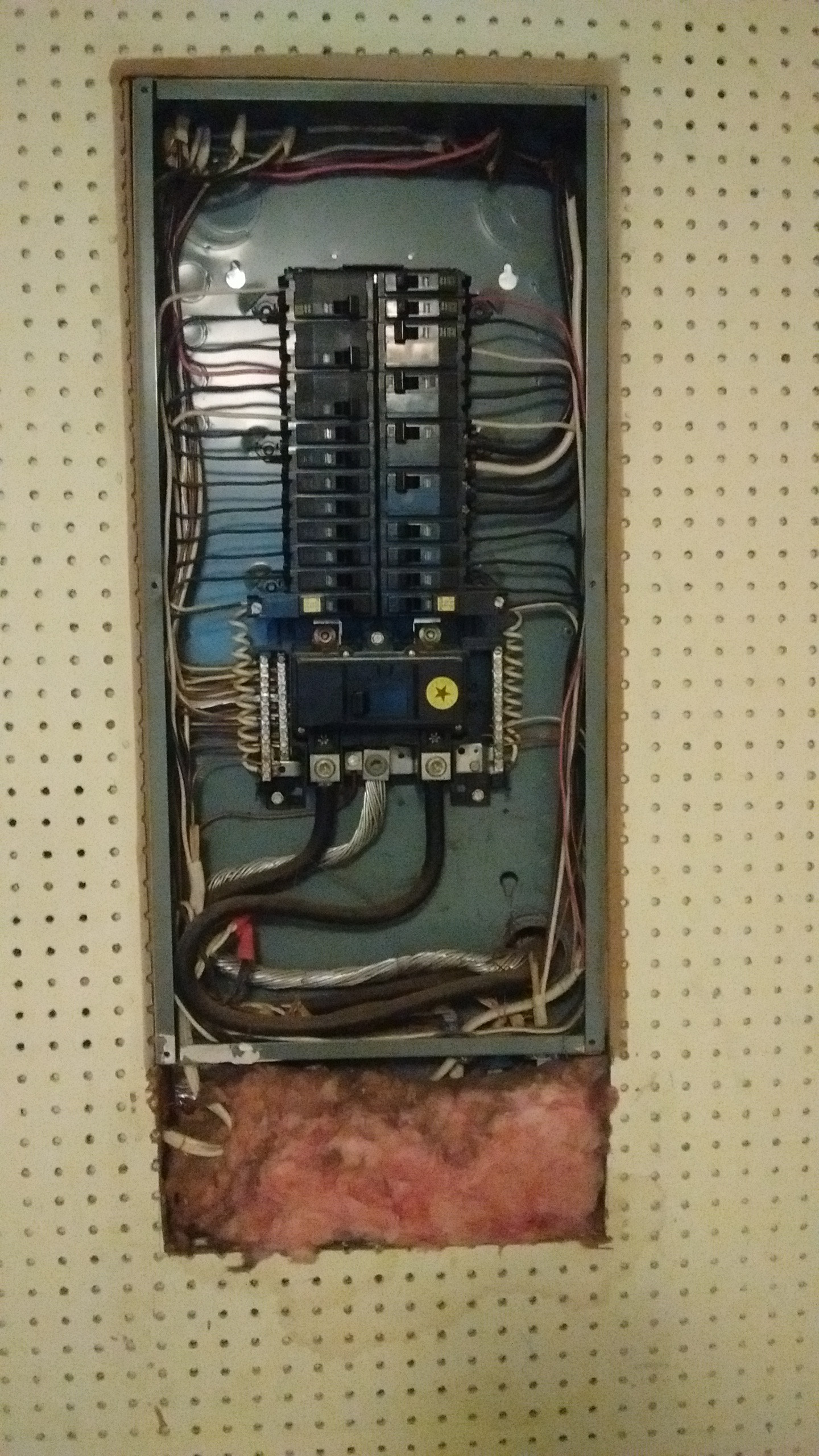 insulation - How to stop cold air entering through the breaker box ...