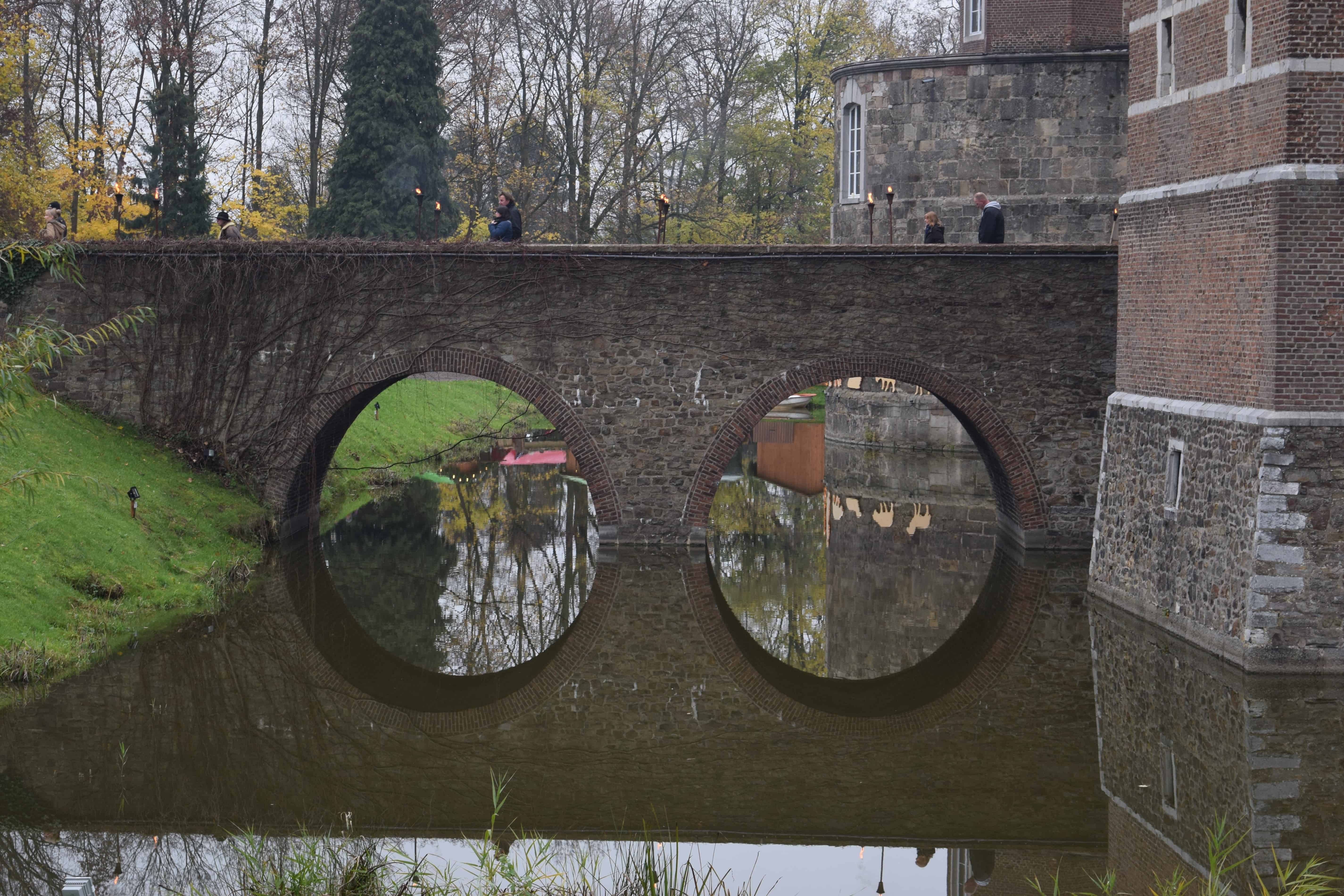 Free picture: old, bridge, viaduct, window, tree, outdoor, urban ...