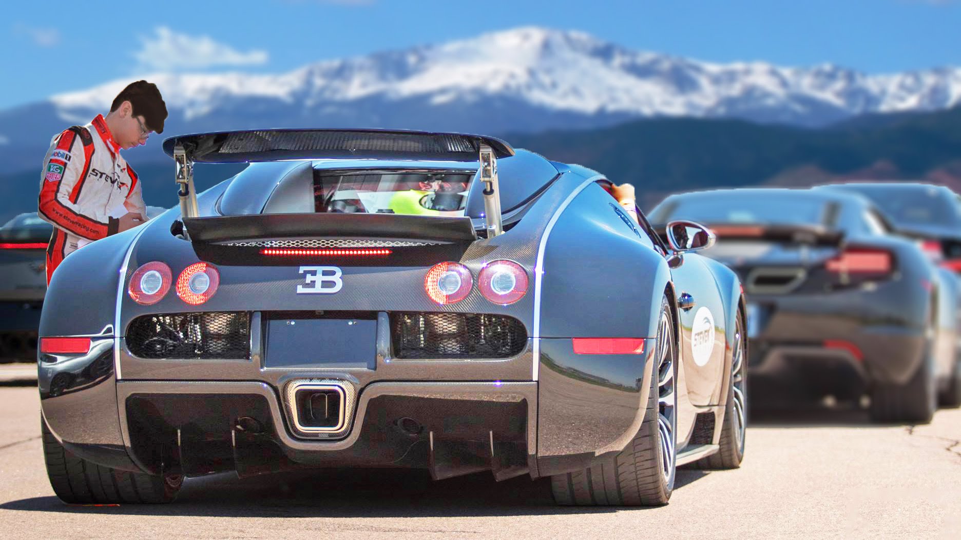 13 YEAR OLD Drives 200 MPH in Bugatti Veyron! (Steven Racing) - YouTube