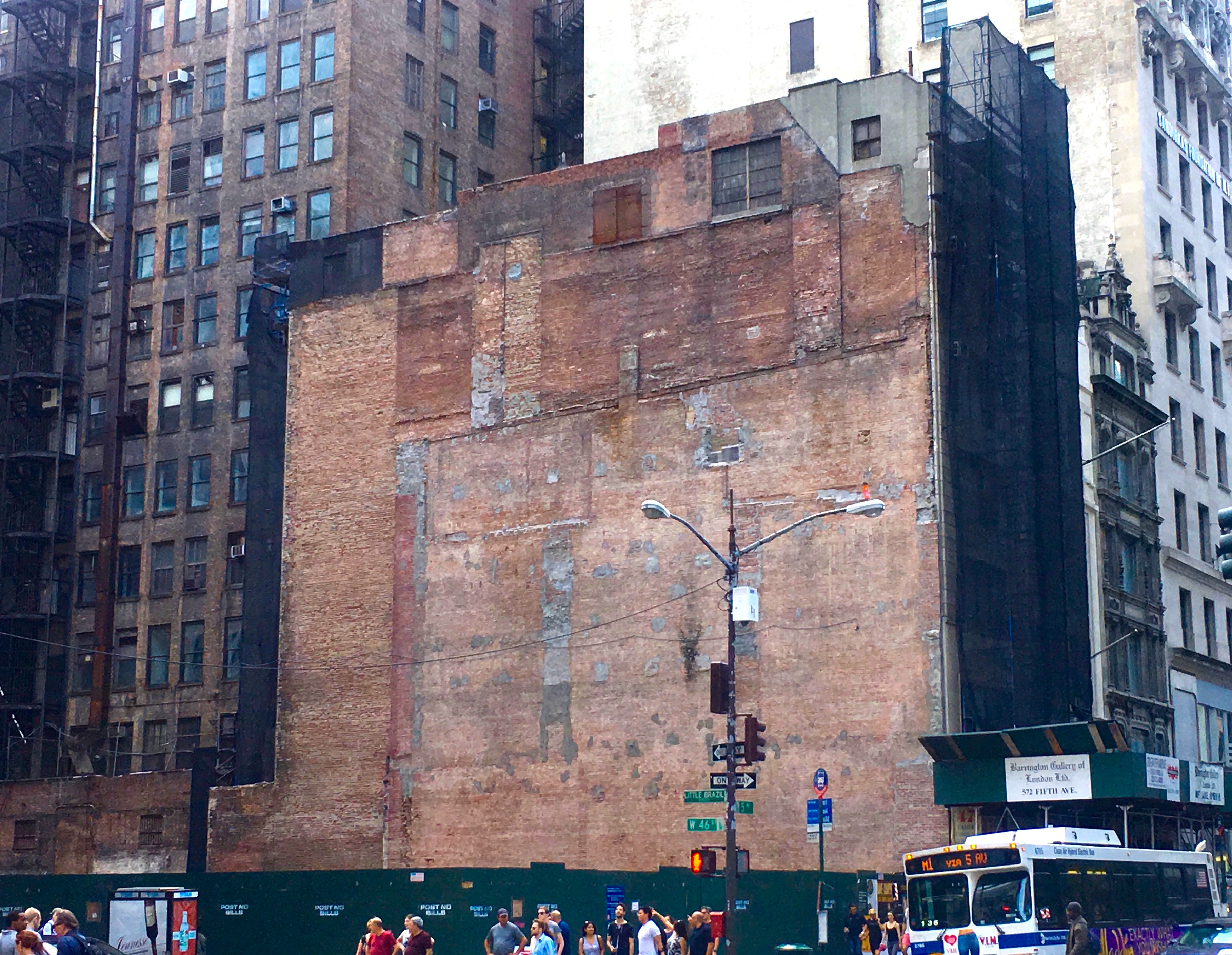 faded old building outlines | Ephemeral New York