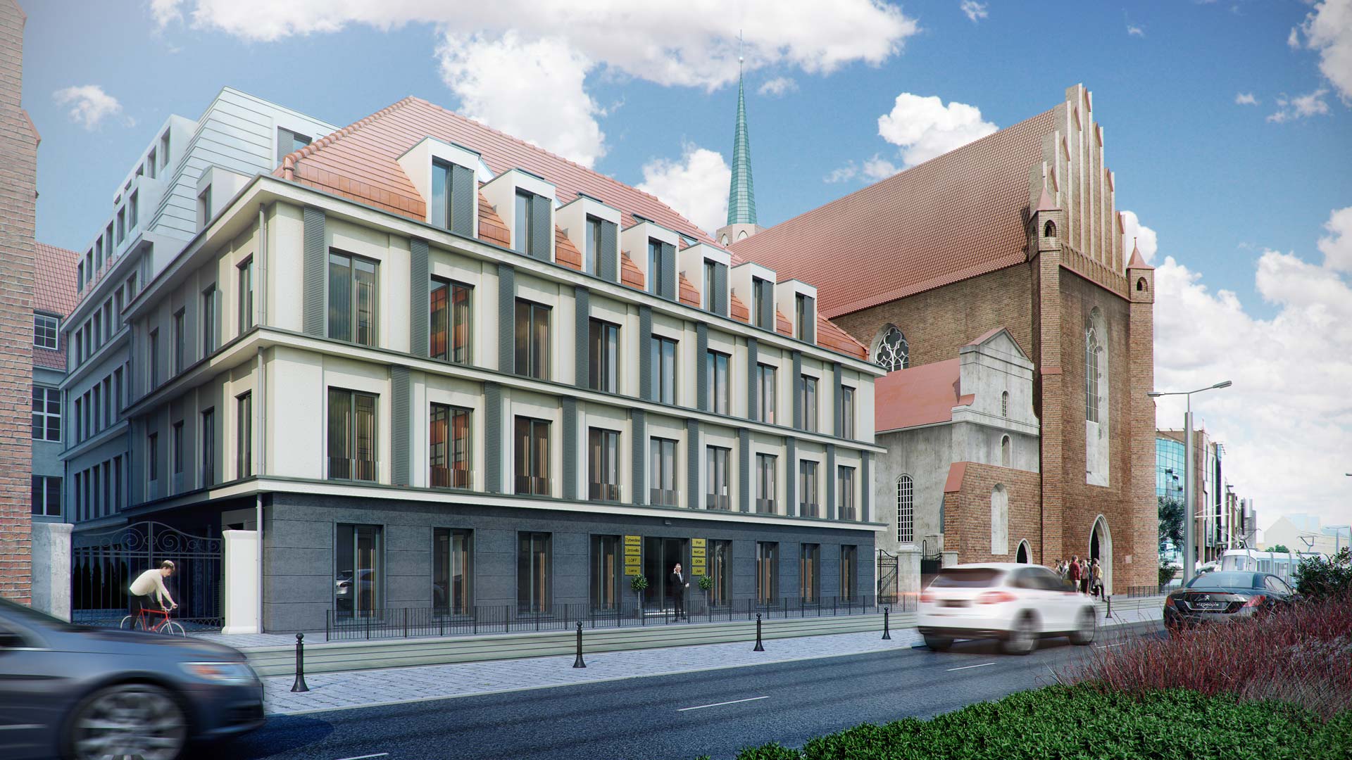 RECONSTRUCTION OF OLD BUILDING IN WROCLAW