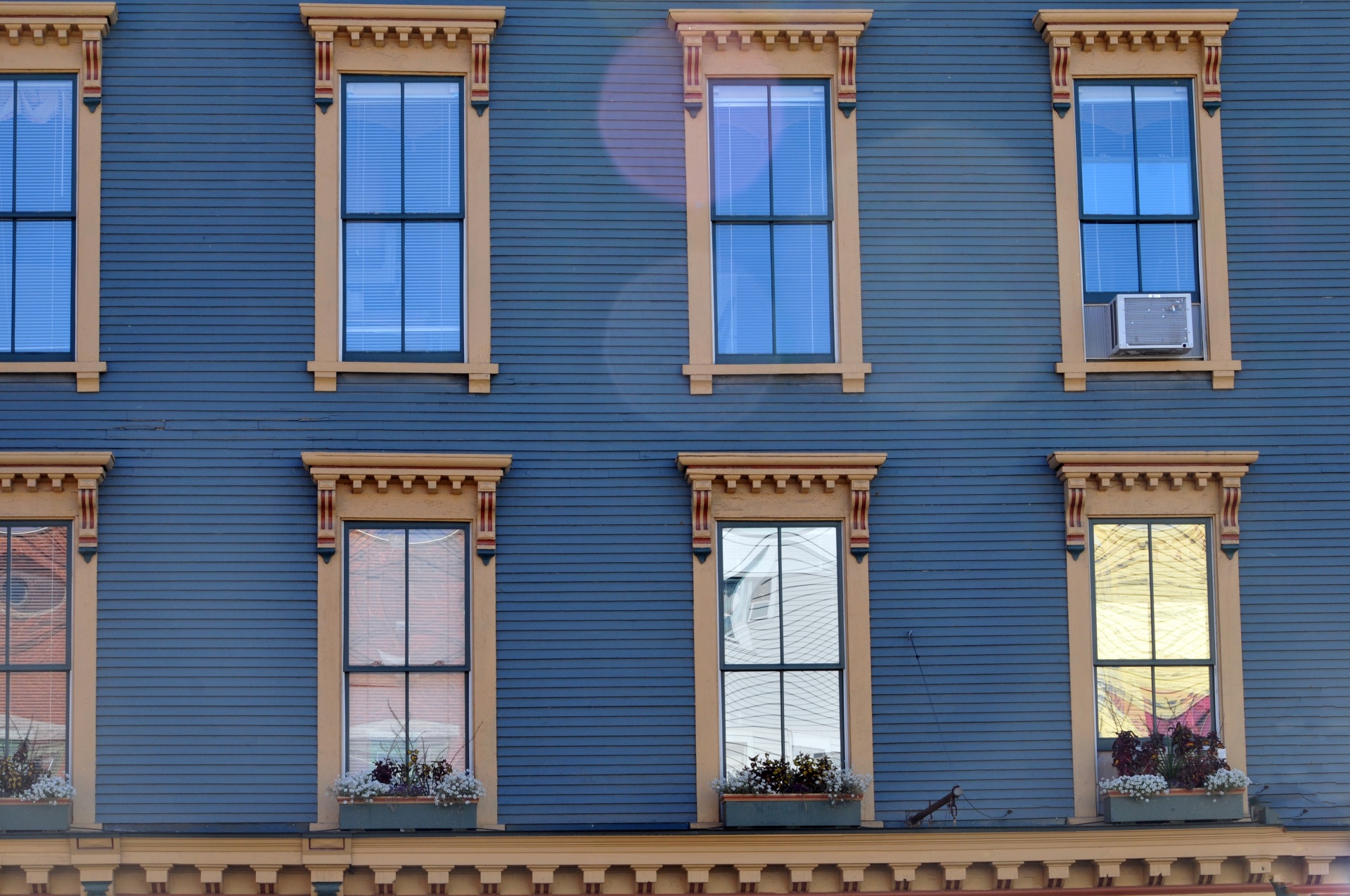 Windows Of Old Building Free Stock Photo - Public Domain Pictures