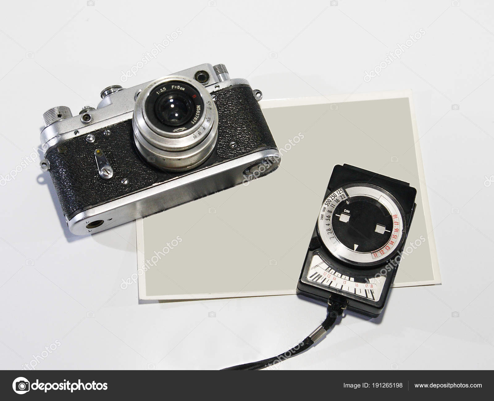 Old camera, film and black and white photography. — Stock Photo ...