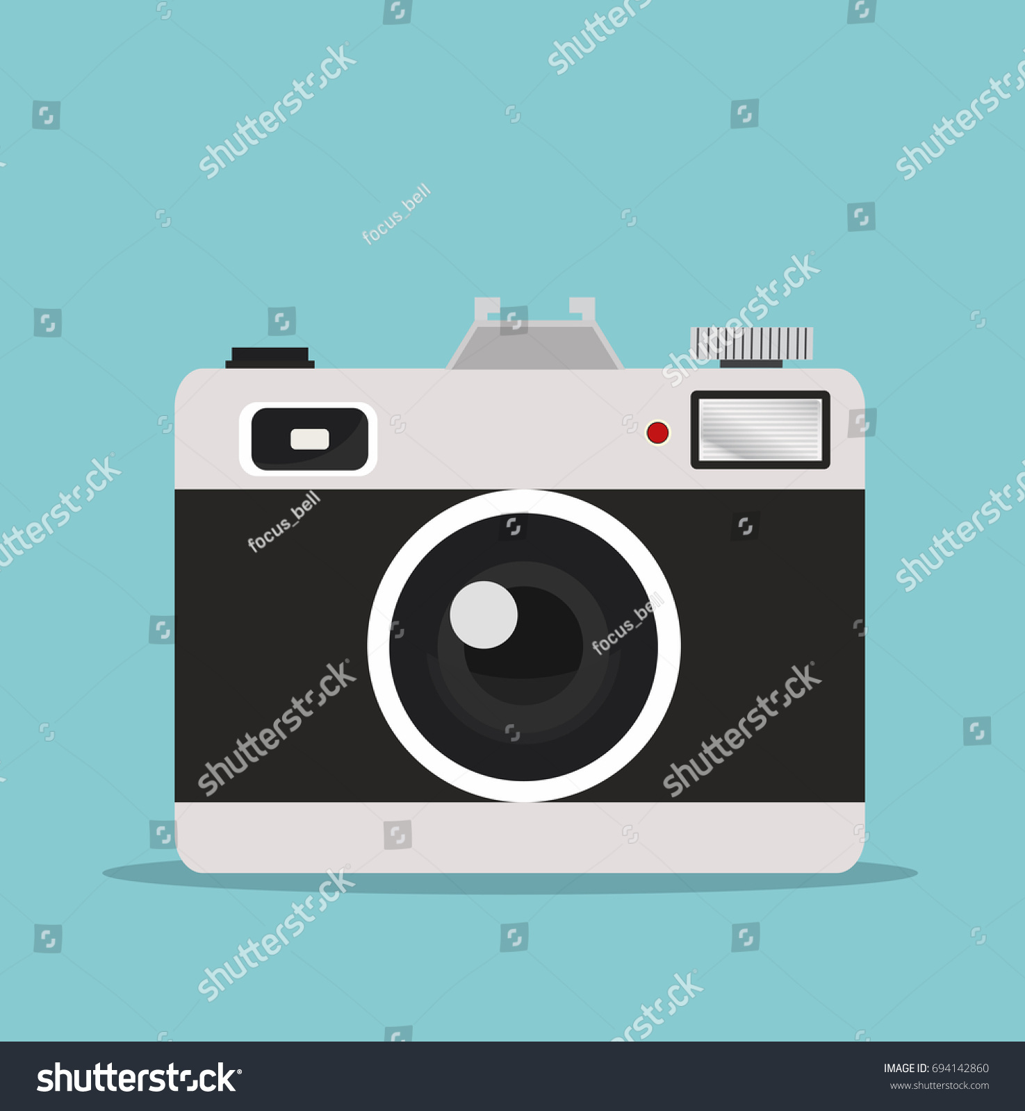 Old Camera Stock Vector 694142860 - Shutterstock