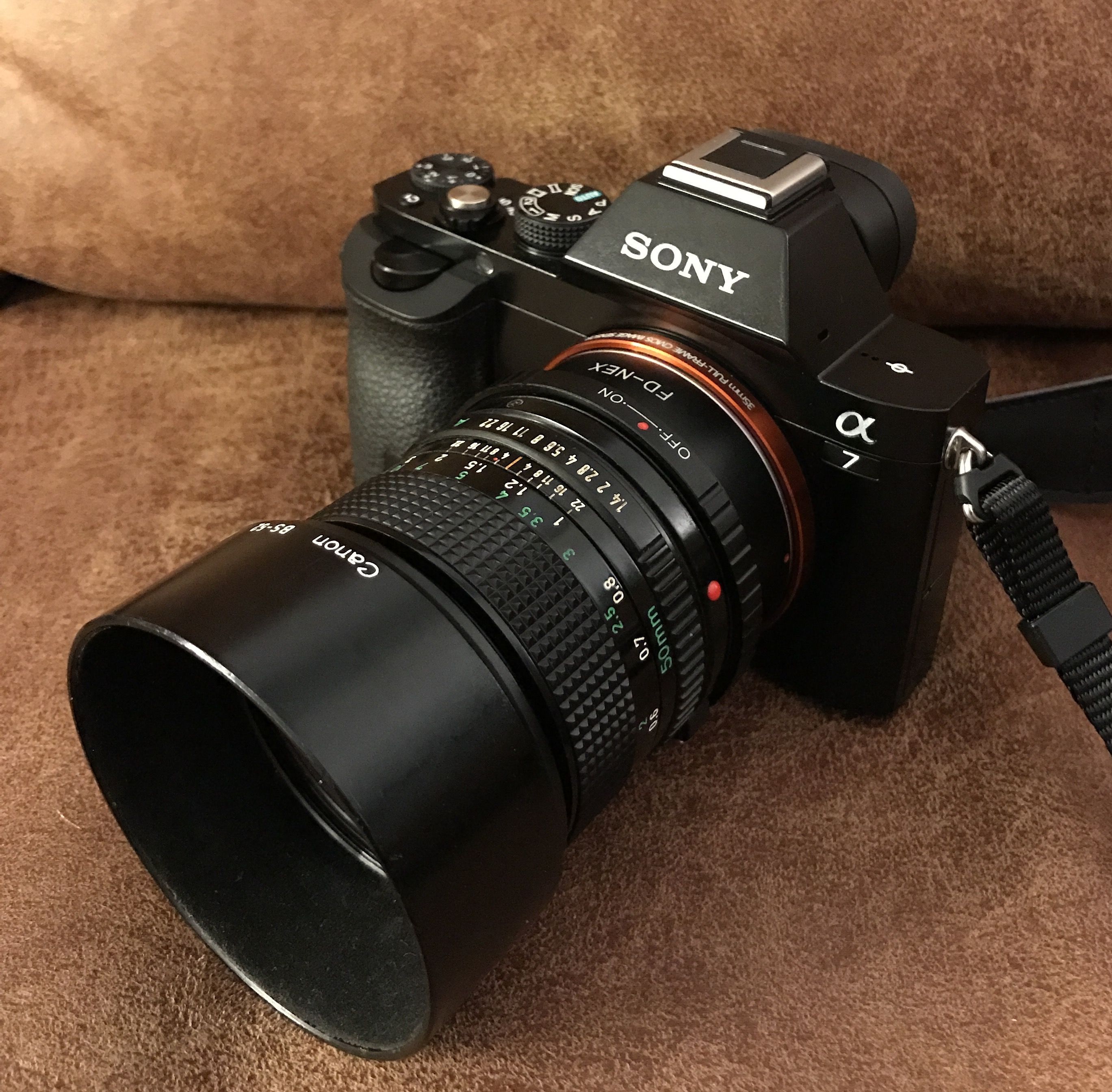 A Sony A7 camera with old manual lenses is just so sexy. Camera ...