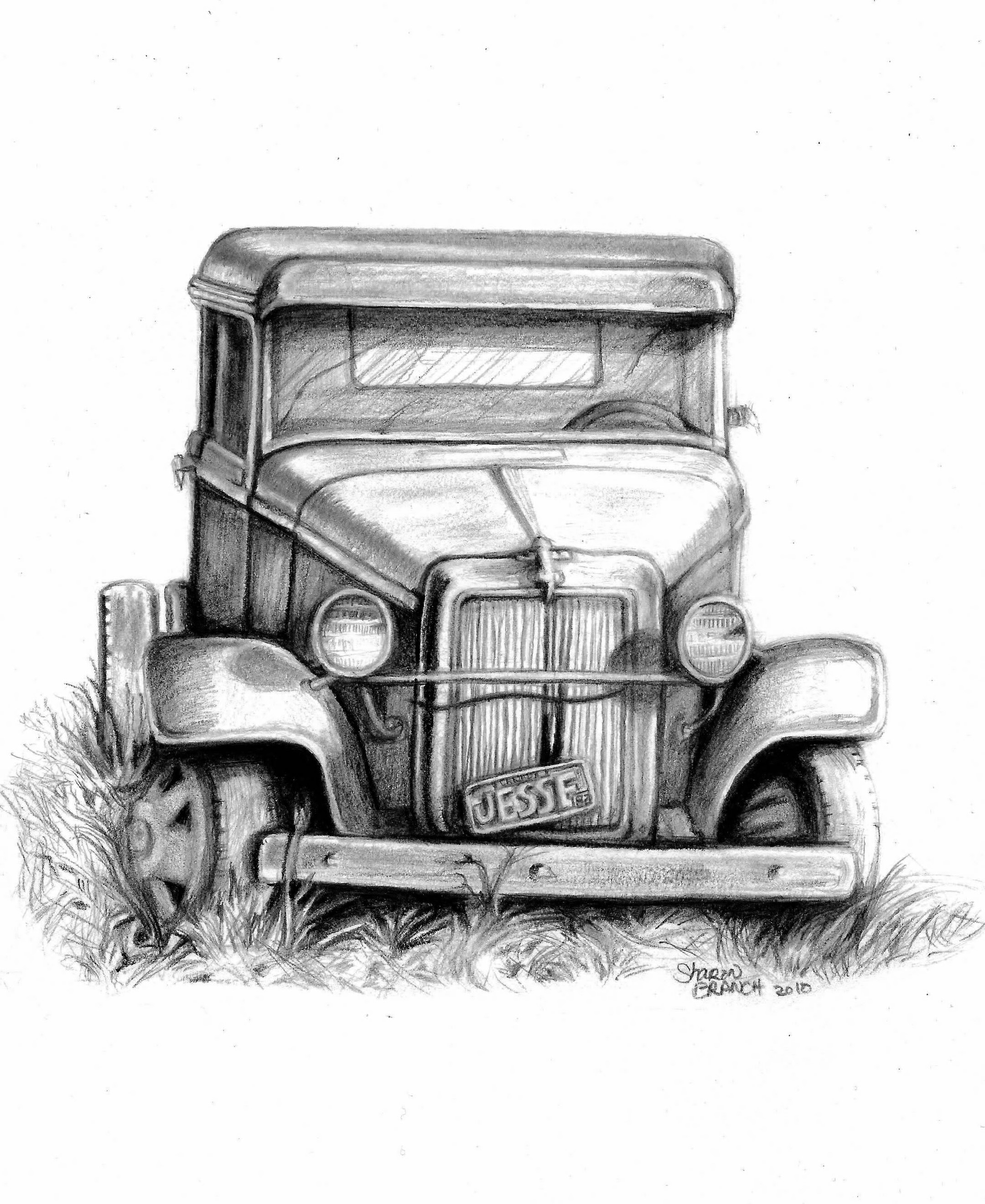 Car drawing for my son | old car drawings | Pinterest | Car drawings ...