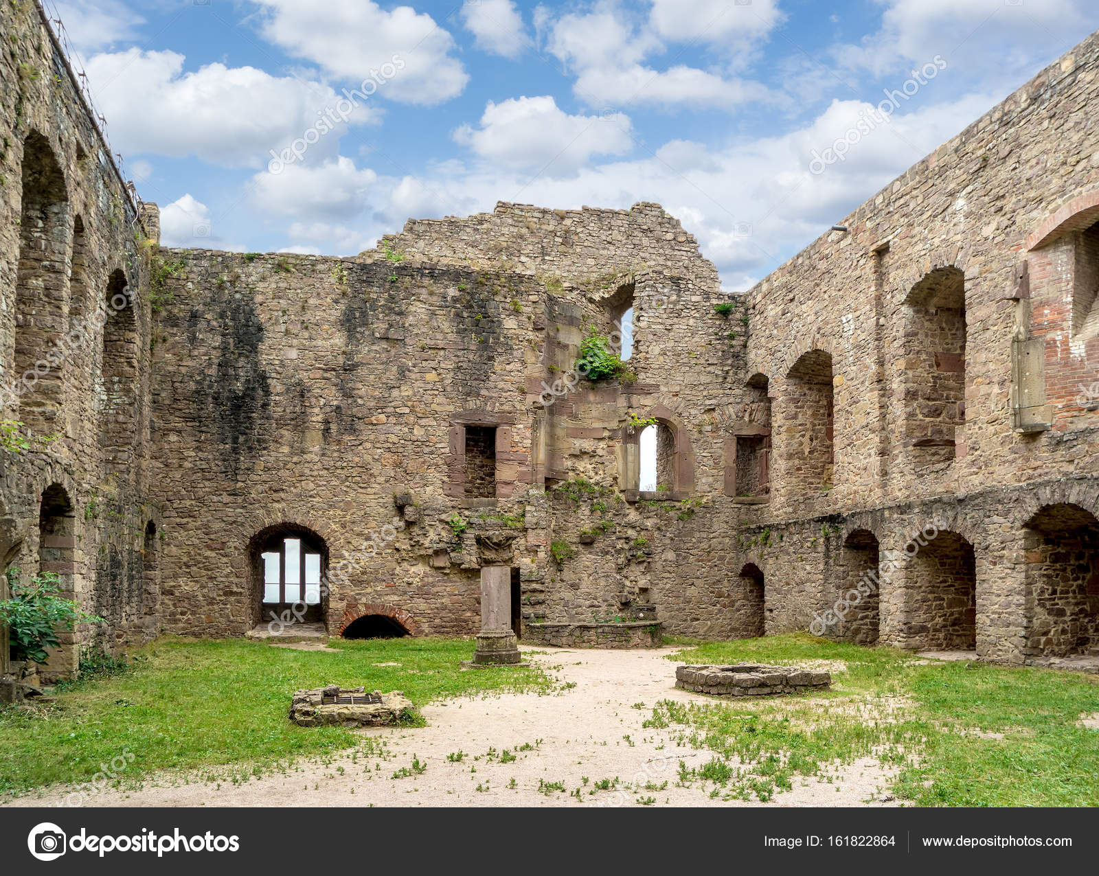 Old Castle ruins, Baden-Baden, Germany — Stock Photo © g215 #161822864