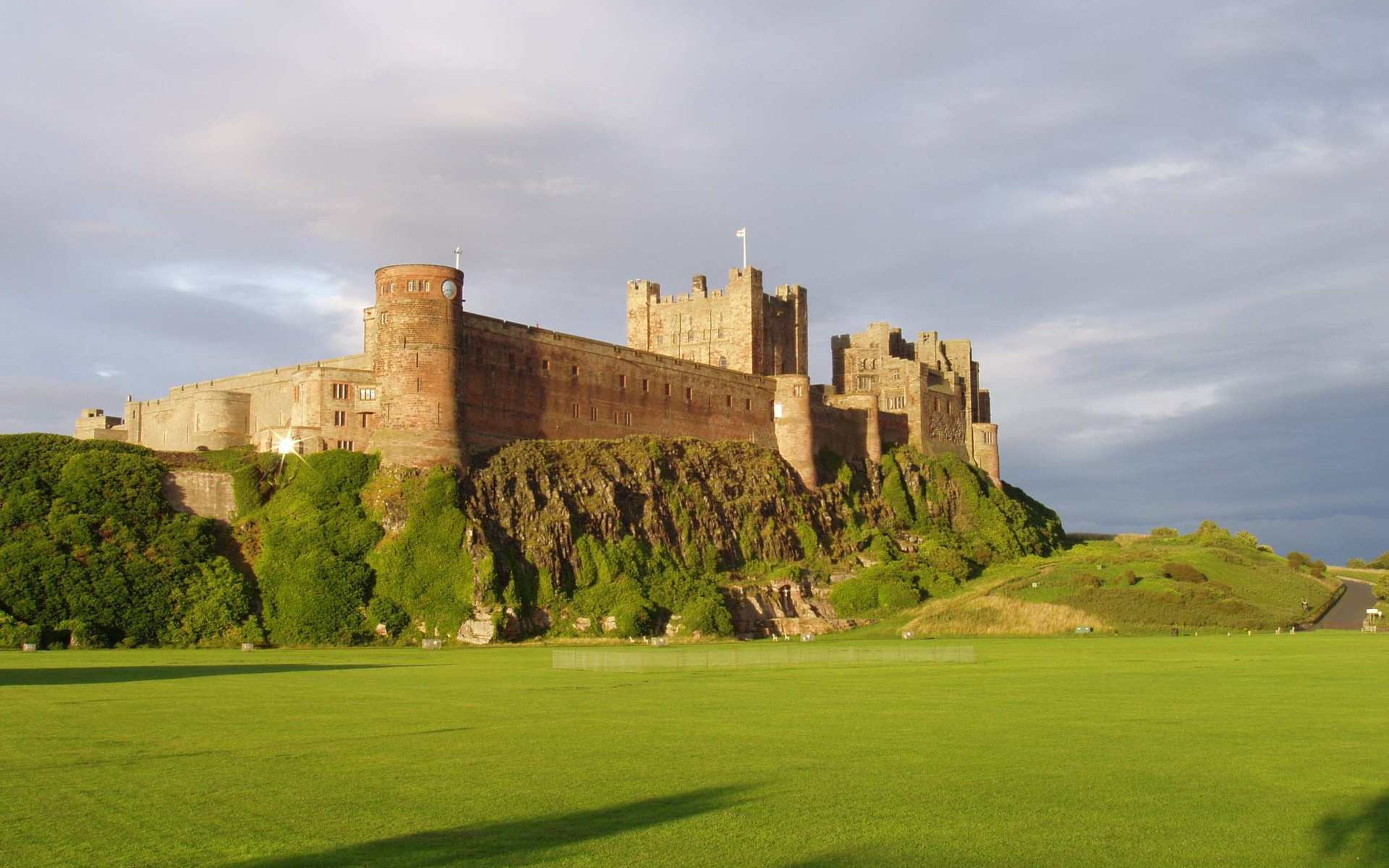 Old castle in England - Bamburgh