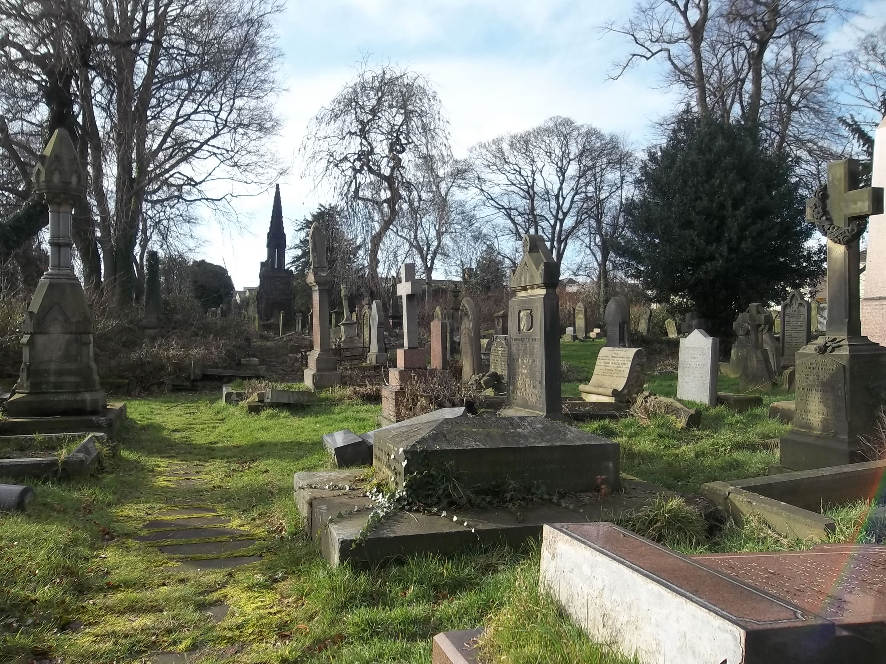 Old Jesmond General Cemetery in Newcastle-upon-Tyne, Tyne and Wear ...