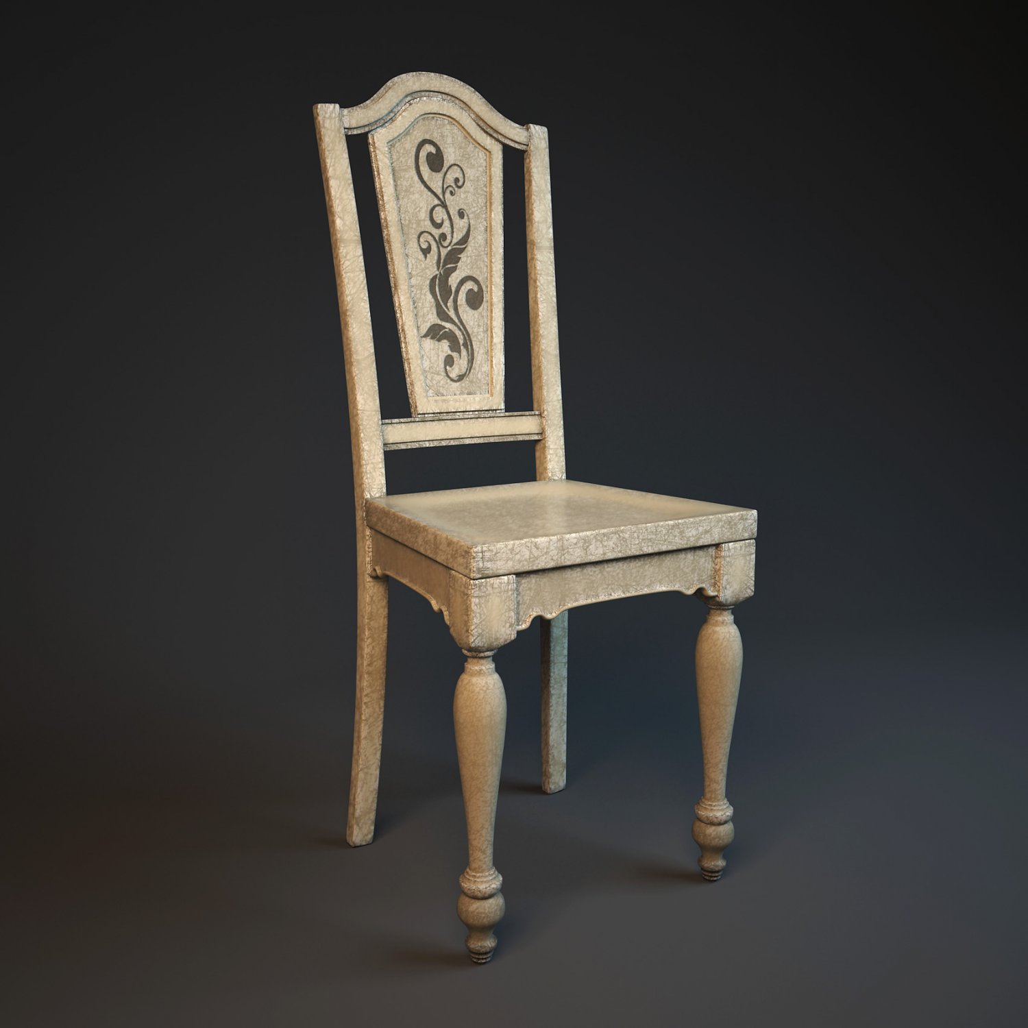 Hooker old chair 3D Model in Chair 3DExport