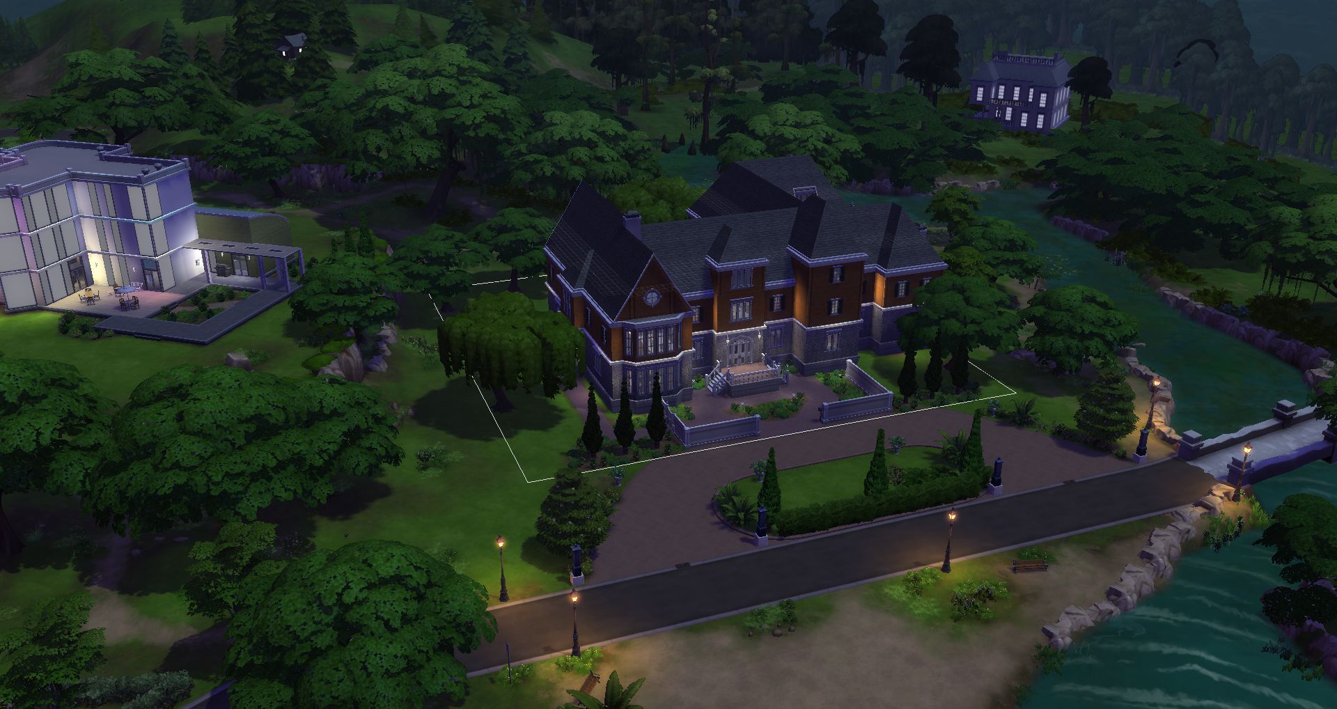 Mod The Sims - [OLD] Chateau du Landgraab for TS4 [remake/port] [No CC]