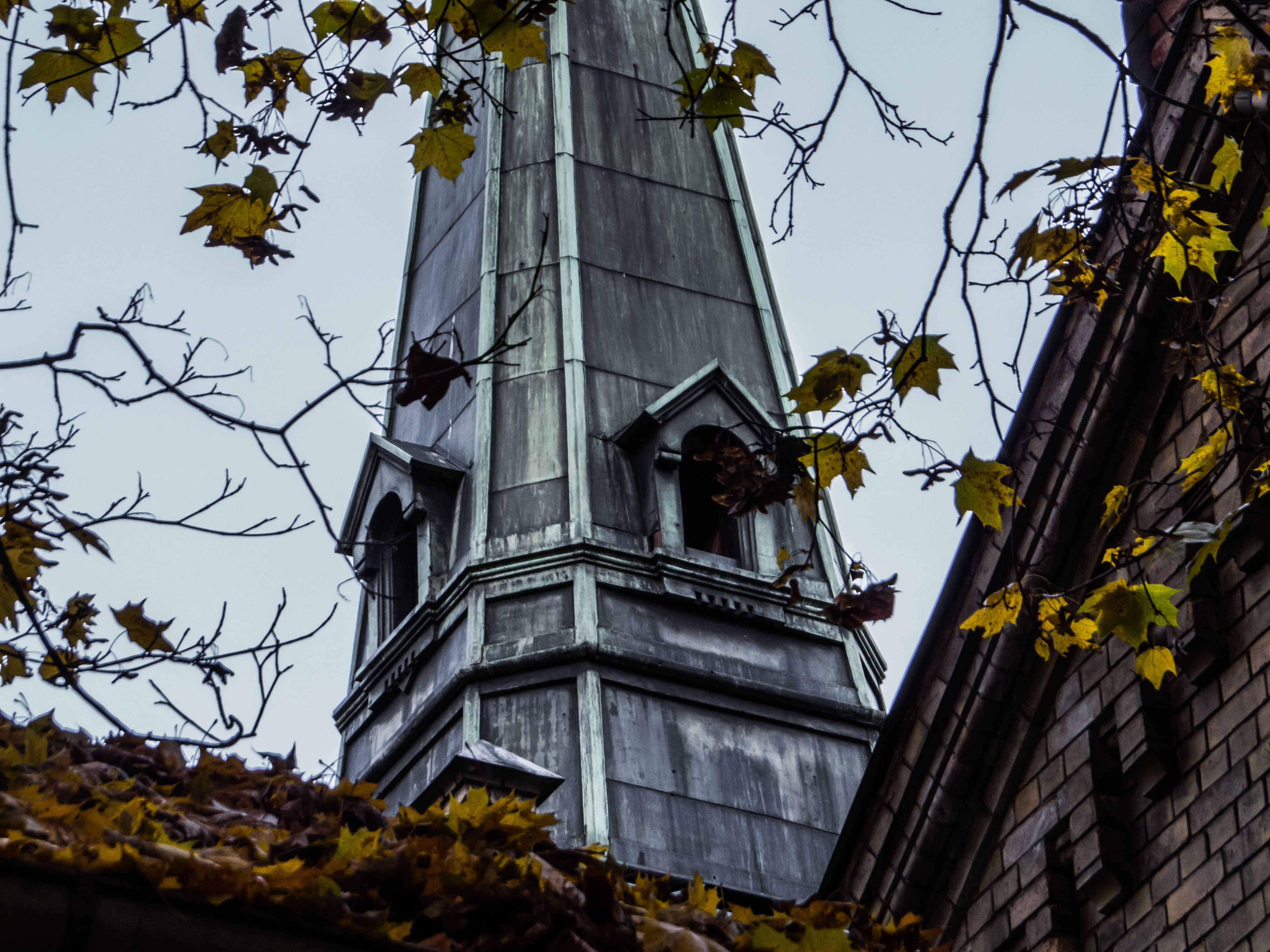 Old church tower photo
