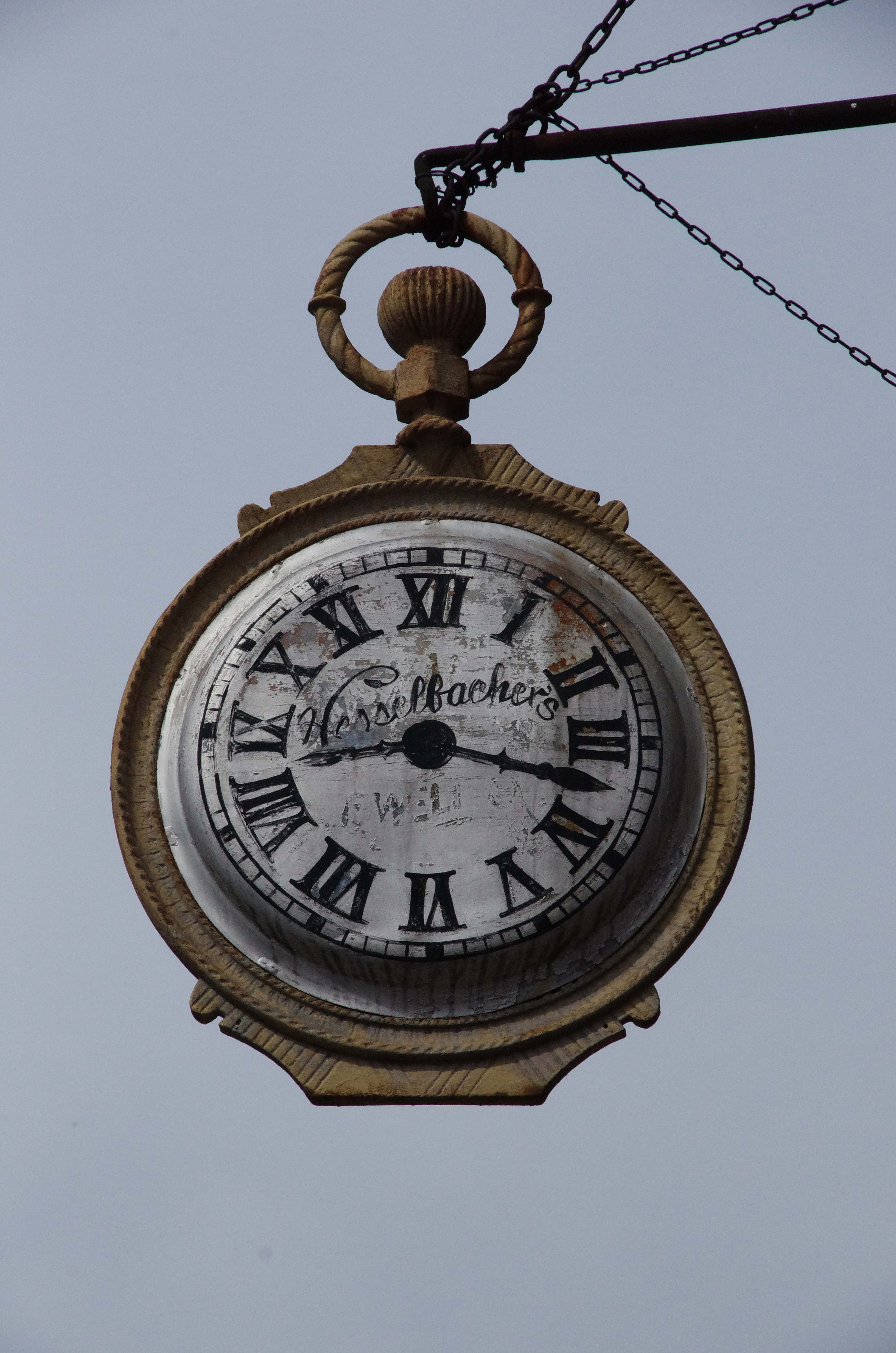 old clock downtown Galena, IL - Pentax User Photo Gallery