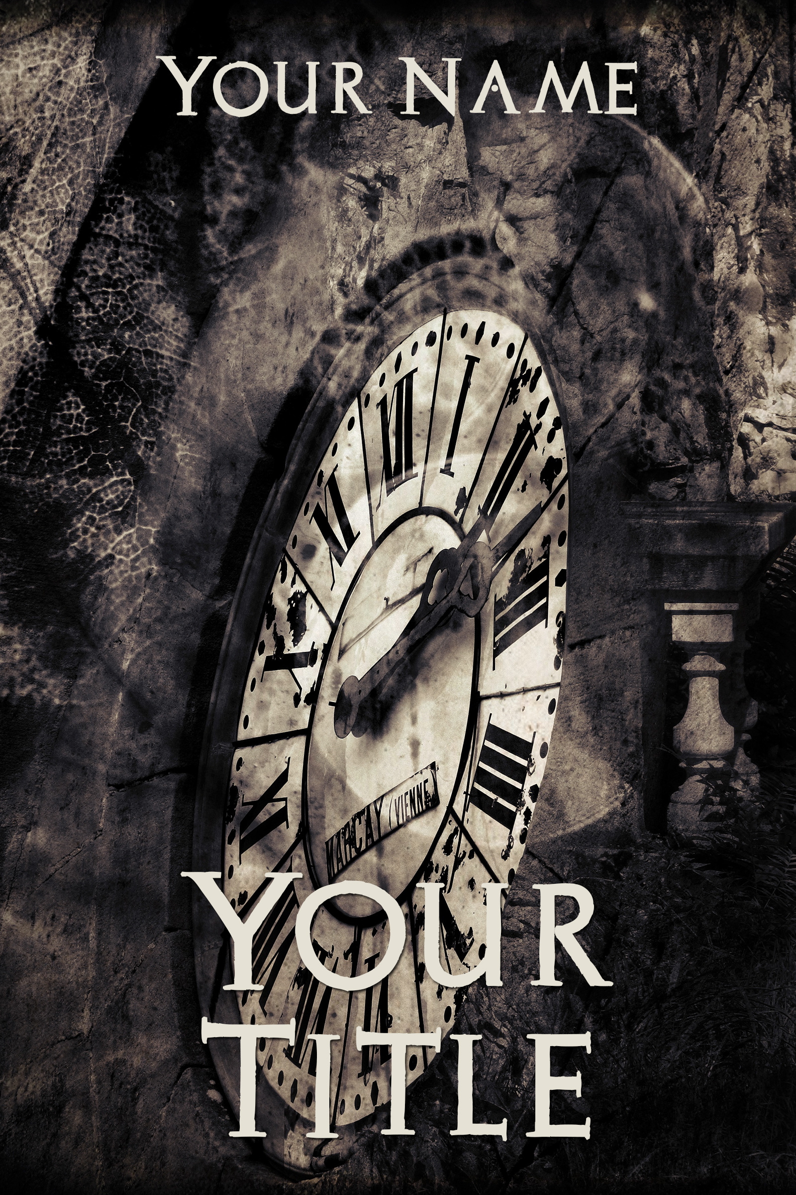 Old clock kindle cover just waiting to be personalized for you!