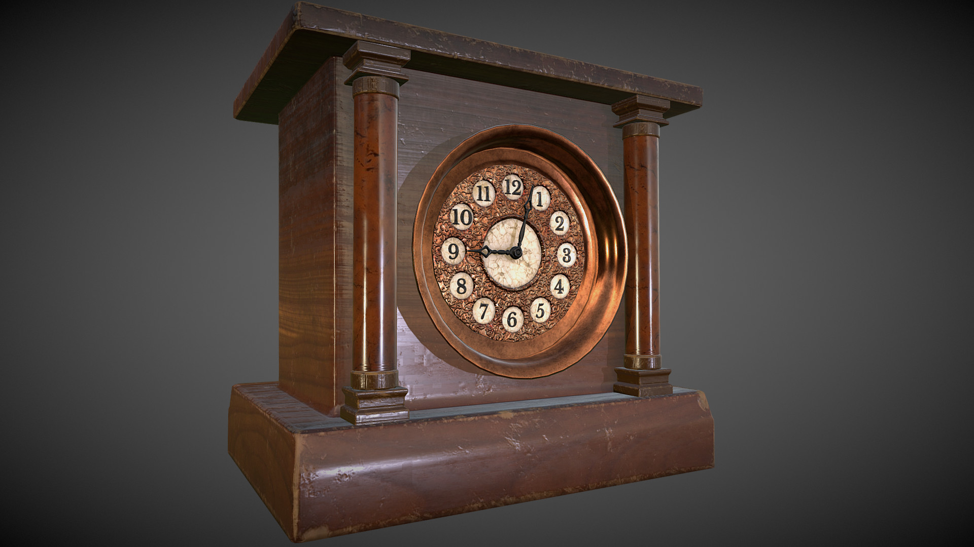 ArtStation - Old Antique Clock, Christy McLaughlin