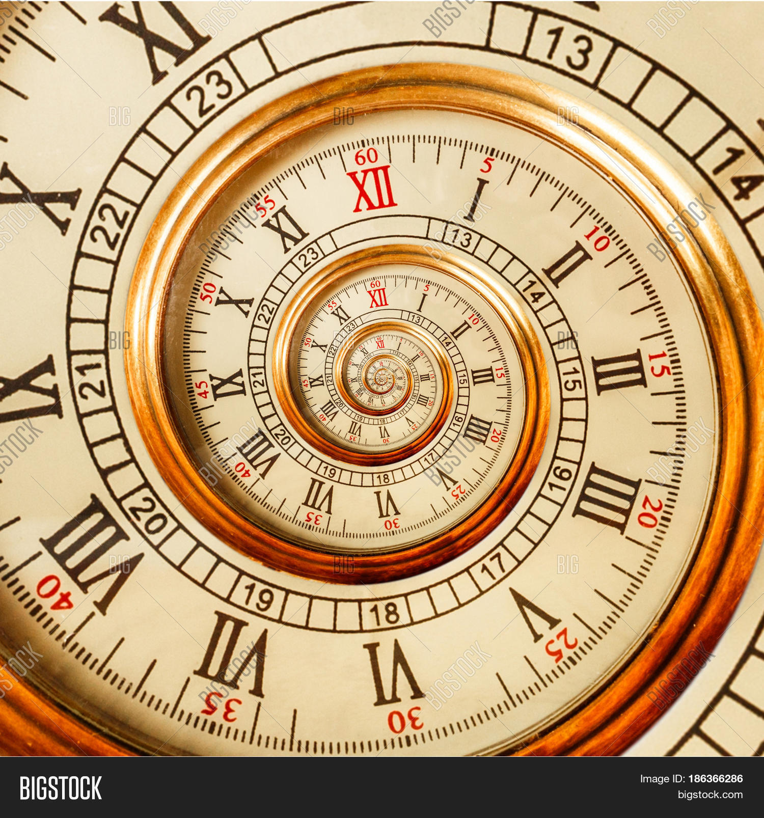 Antique Old Clock Abstract Fractal Image & Photo | Bigstock