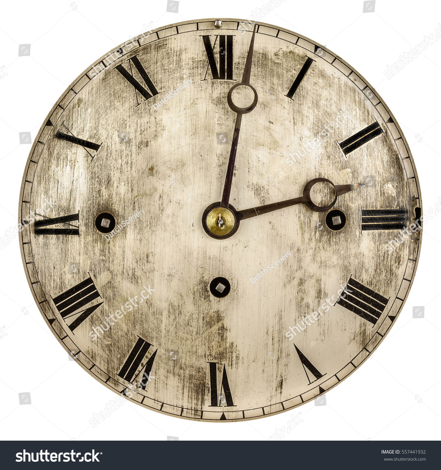 Sepia Toned Image Old Clock Face Stock Photo 557441932 - Shutterstock