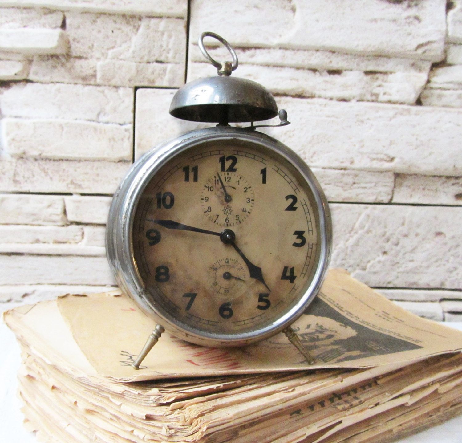 Antique German alarm clock Junghans, Vintage alarm clock, Working ...