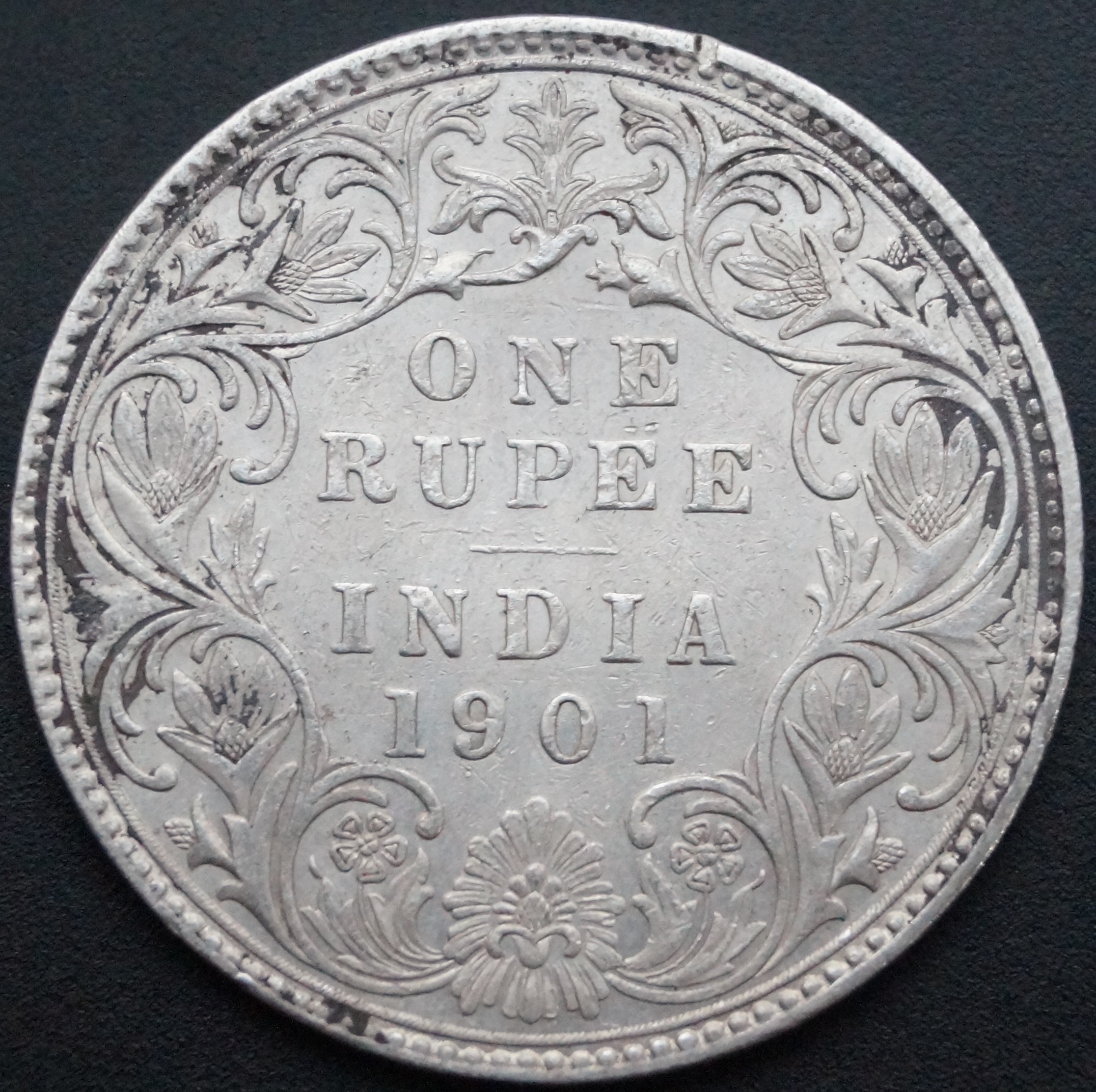 Silver Coin: 1 Rupee 1901 -Queen Victoria #Rare Old Coin #100 ...