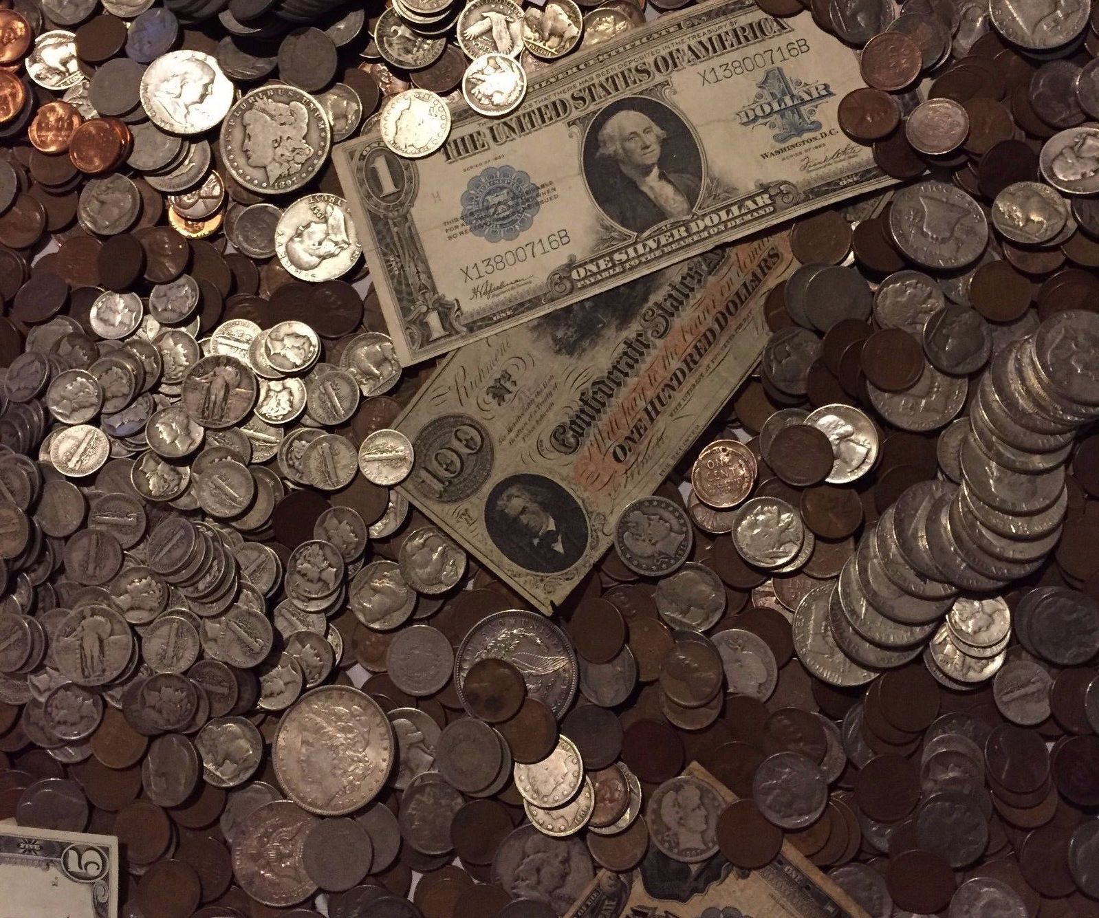 Old coins photo