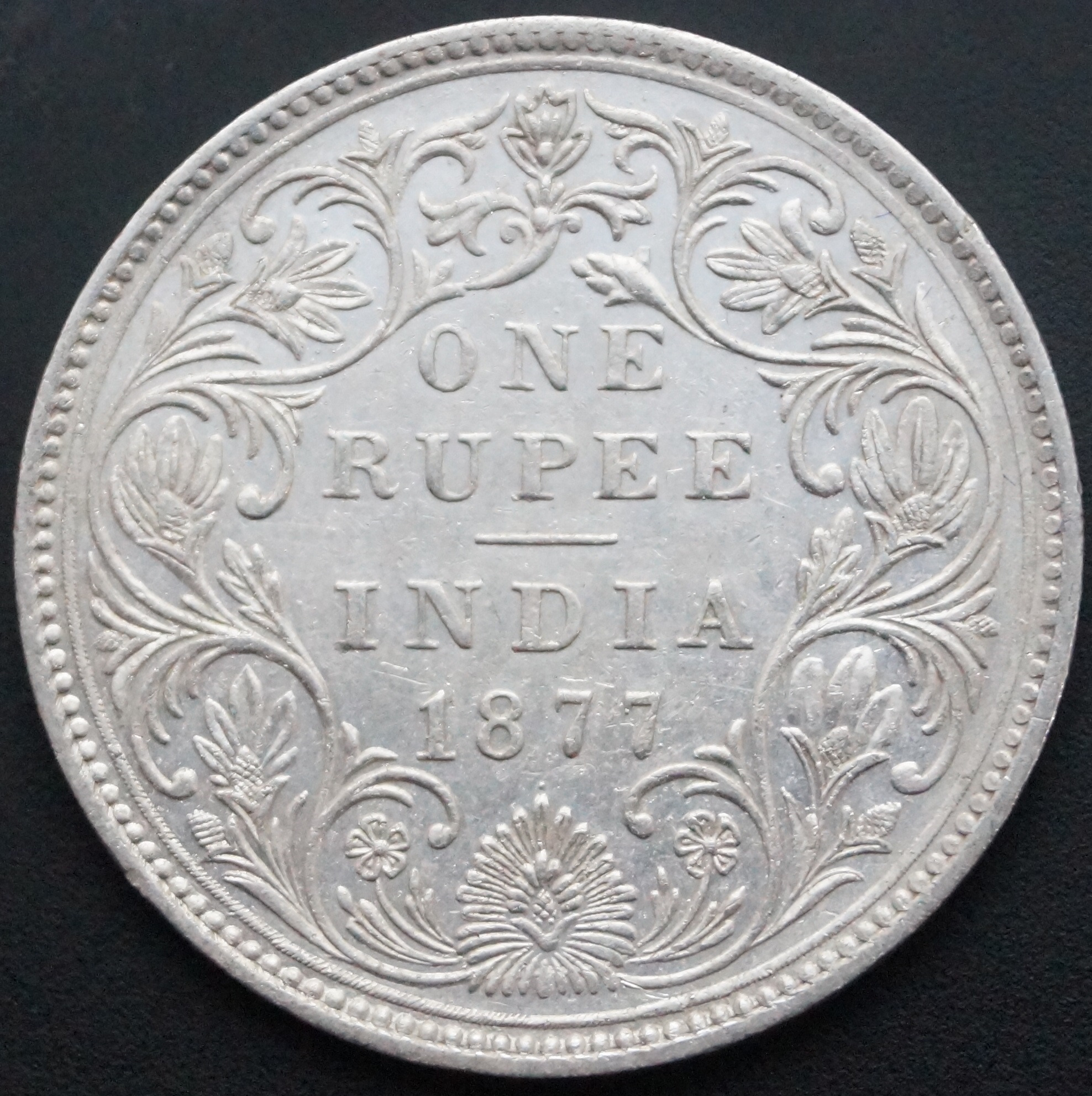 Silver Coin: 1 Rupee 1877 -Queen Victoria #Rare Old Coin #100 ...