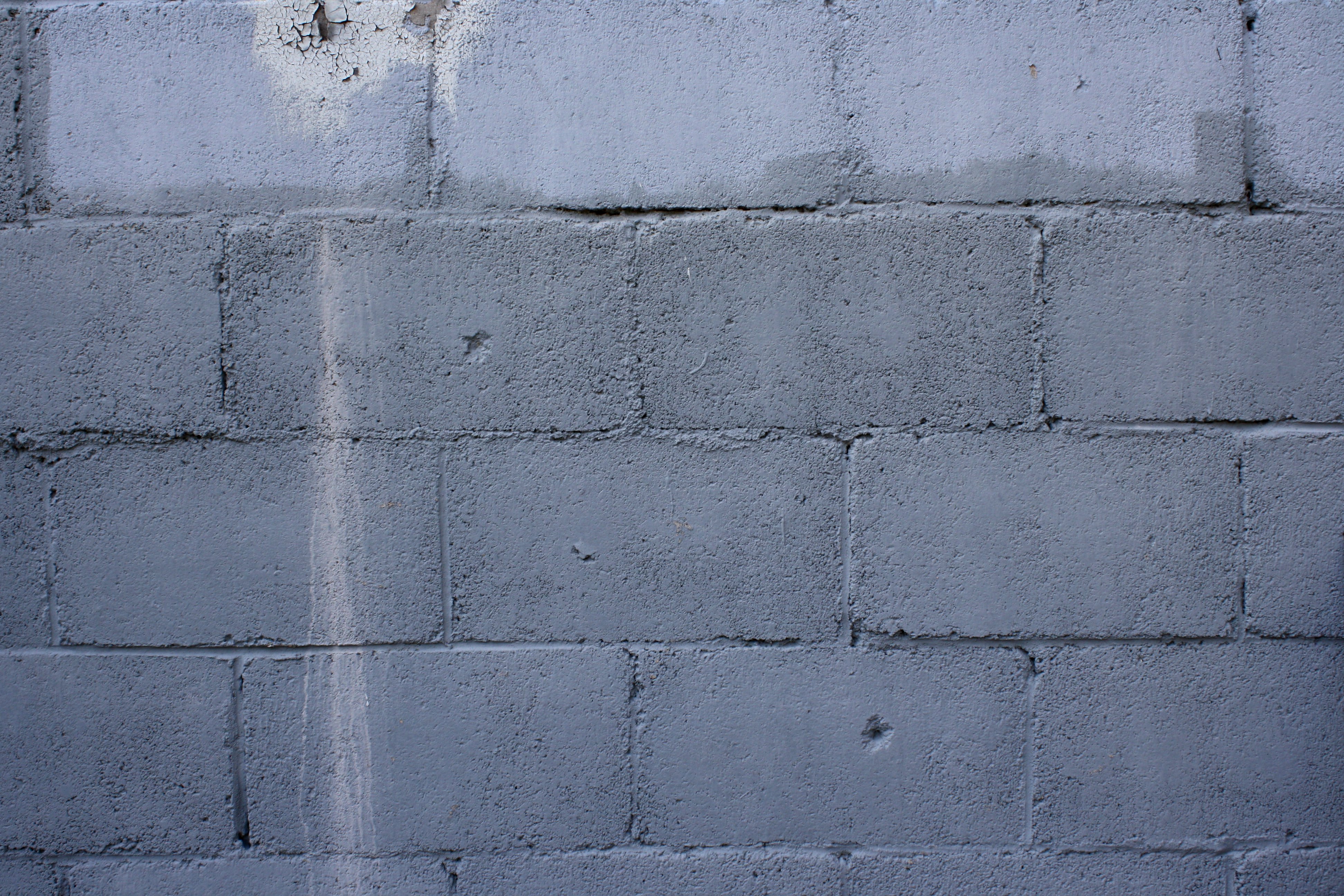 Old Cinder Block Wall Painted Gray Texture Picture | Free Photograph ...