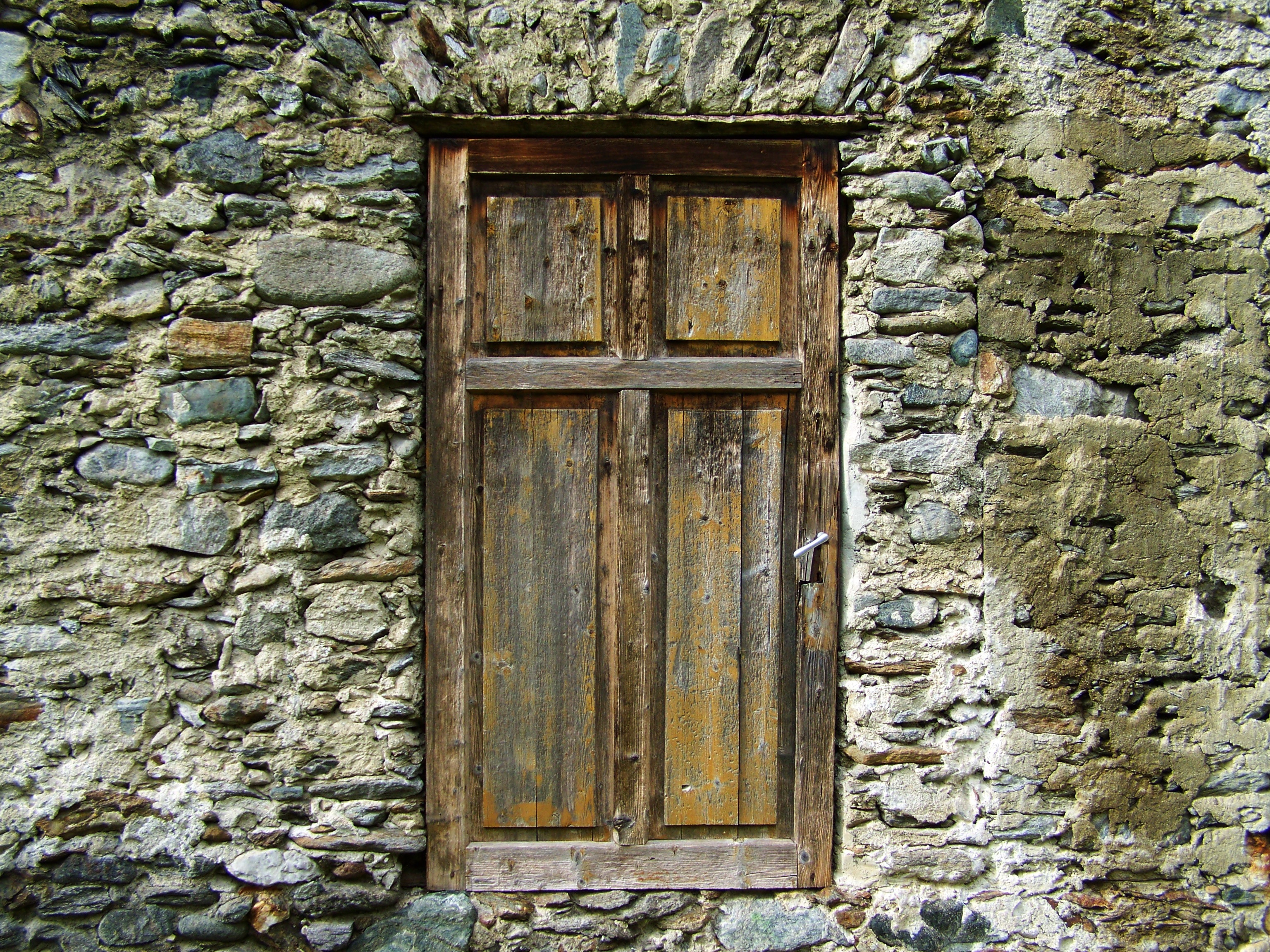 Old wooden doors wood house window building wall facade door ancient ...