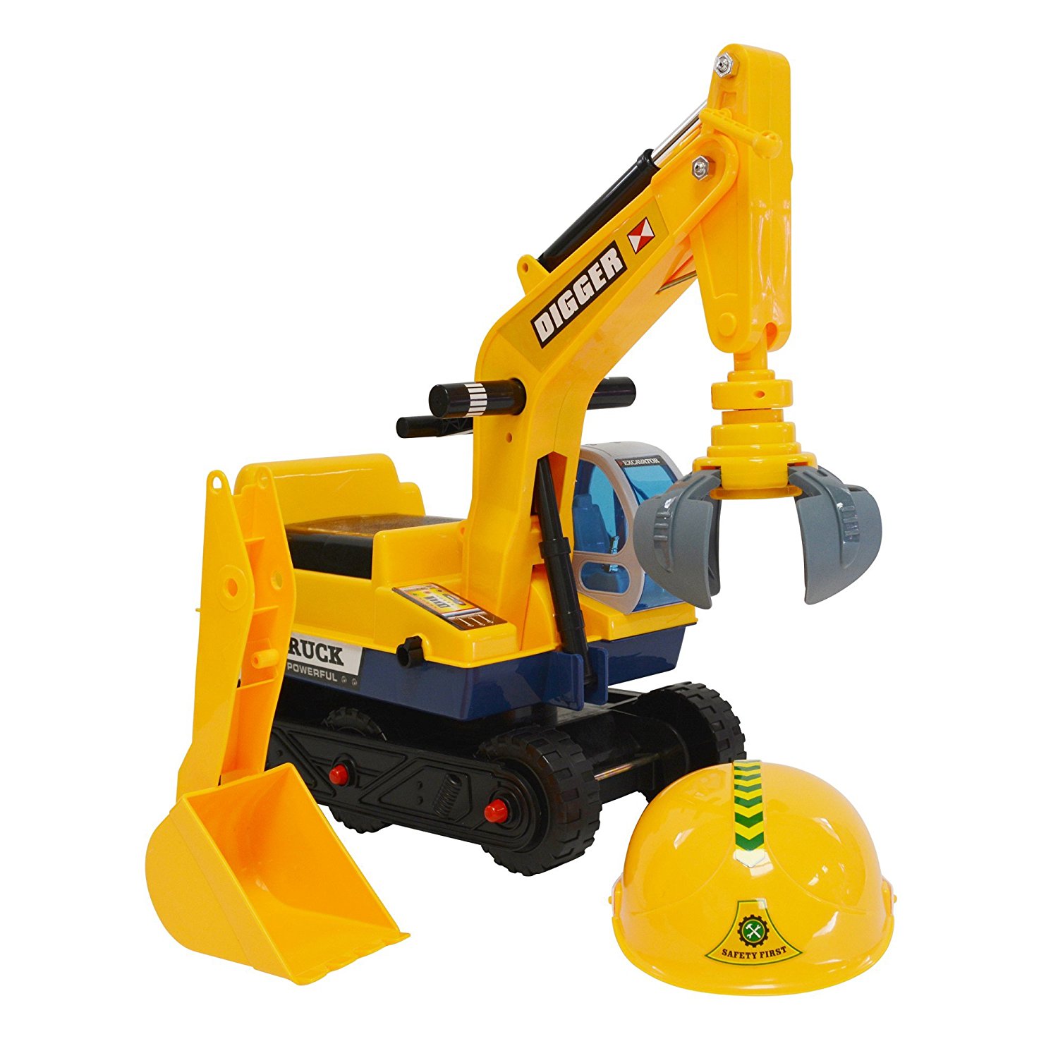 Children's ride-on push power digger with FREE SAFETY HAT. 2-6years ...