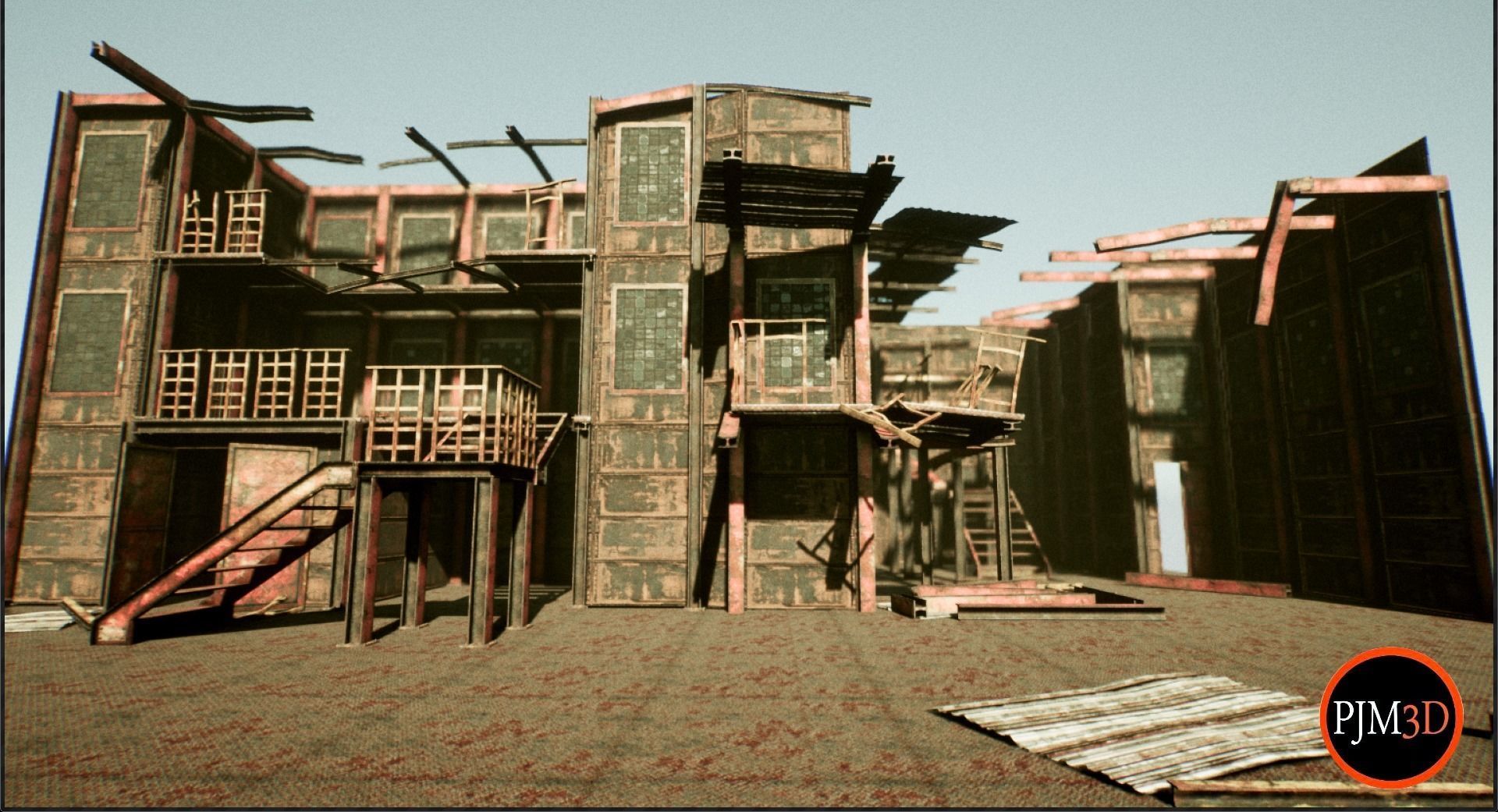 UE4 Old Factory Modular Package 3D asset | CGTrader