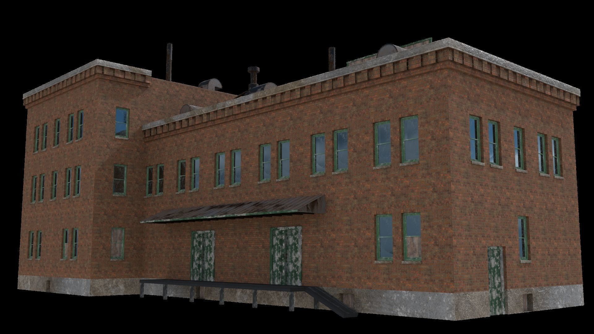 Old Factory 3D model | CGTrader
