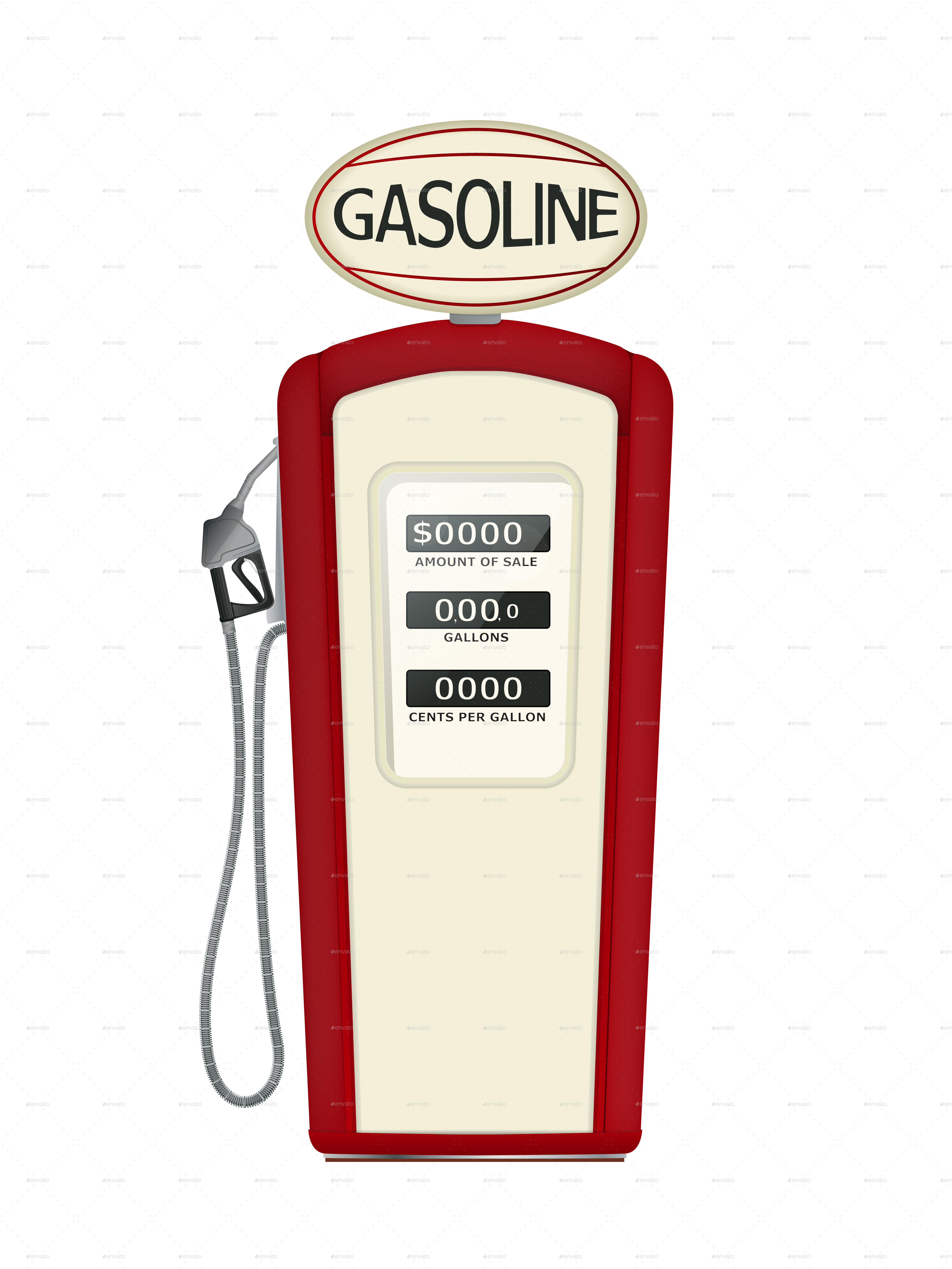 Vintage Fuel Pump by bomberclaad | GraphicRiver