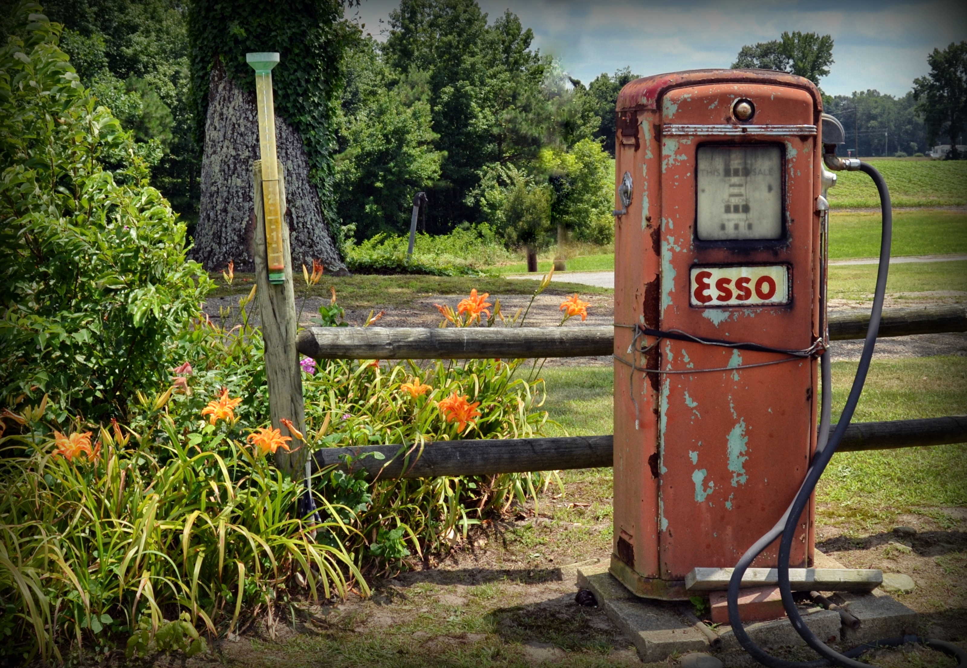 esso gas pump | these days of mine