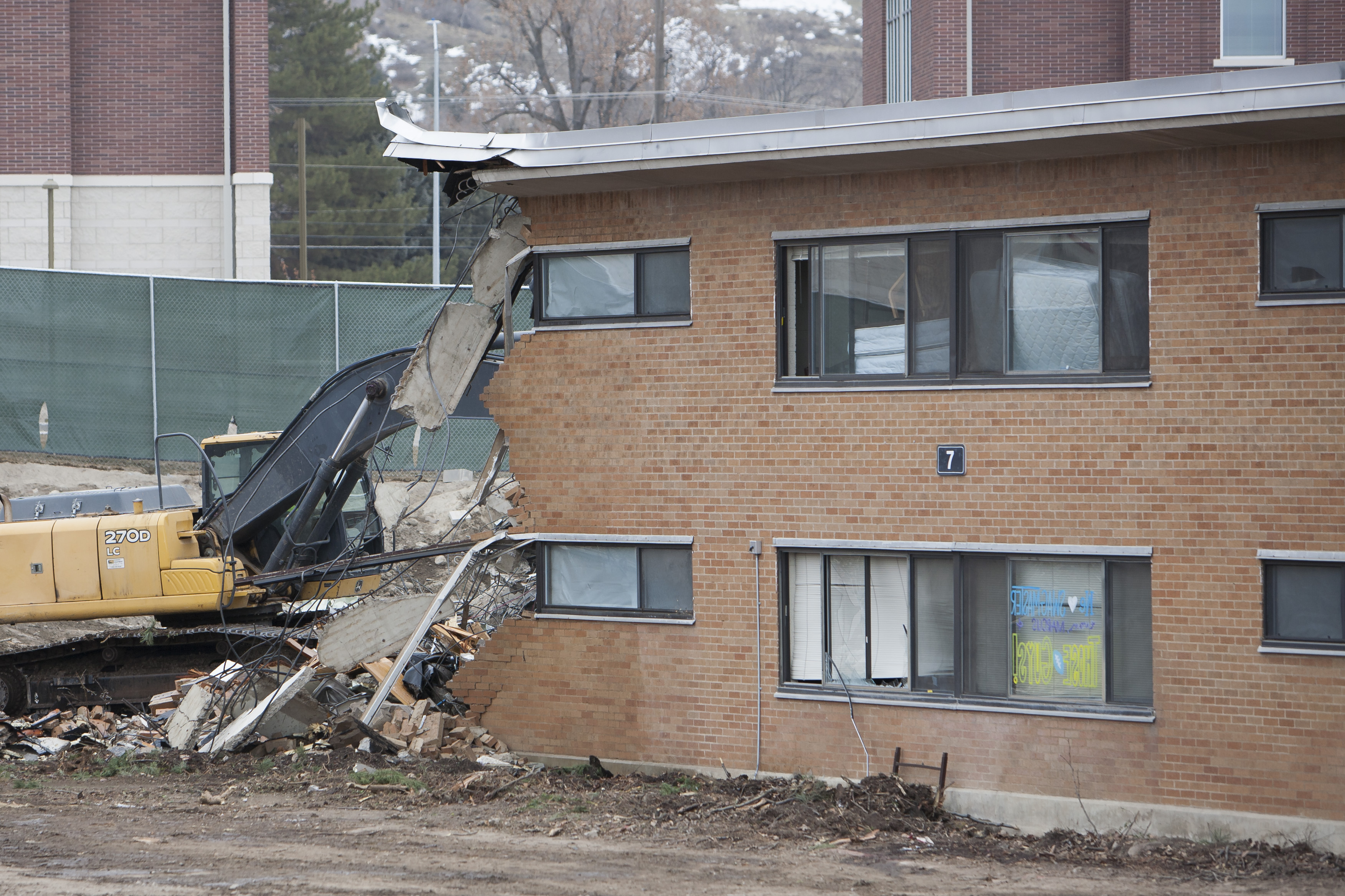 Last building in BYU's Old Heritage Halls demolished - The Daily ...