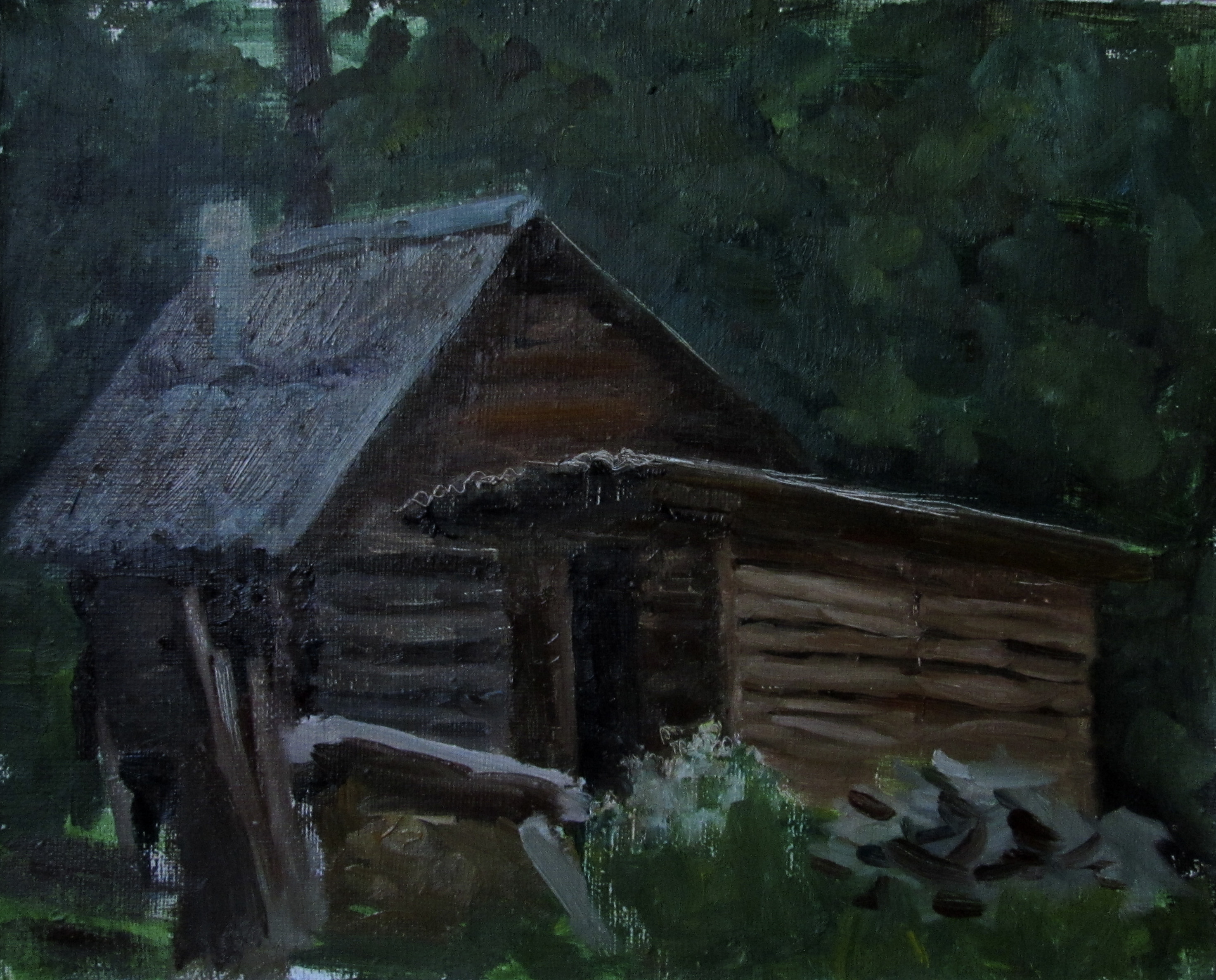 Old hut photo
