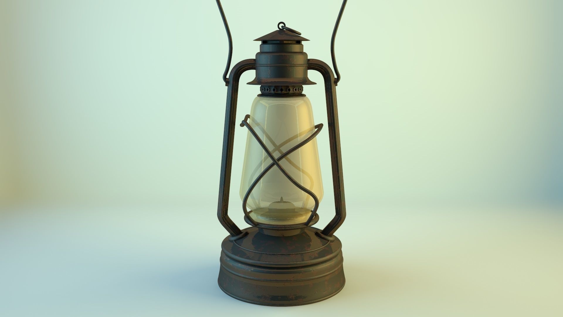 Old Lantern light 3D model | CGTrader