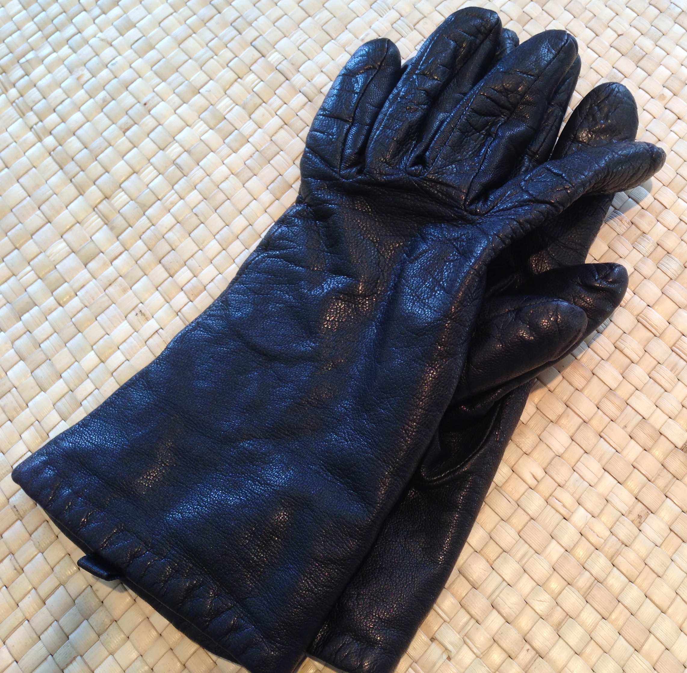 Old leather gloves photo