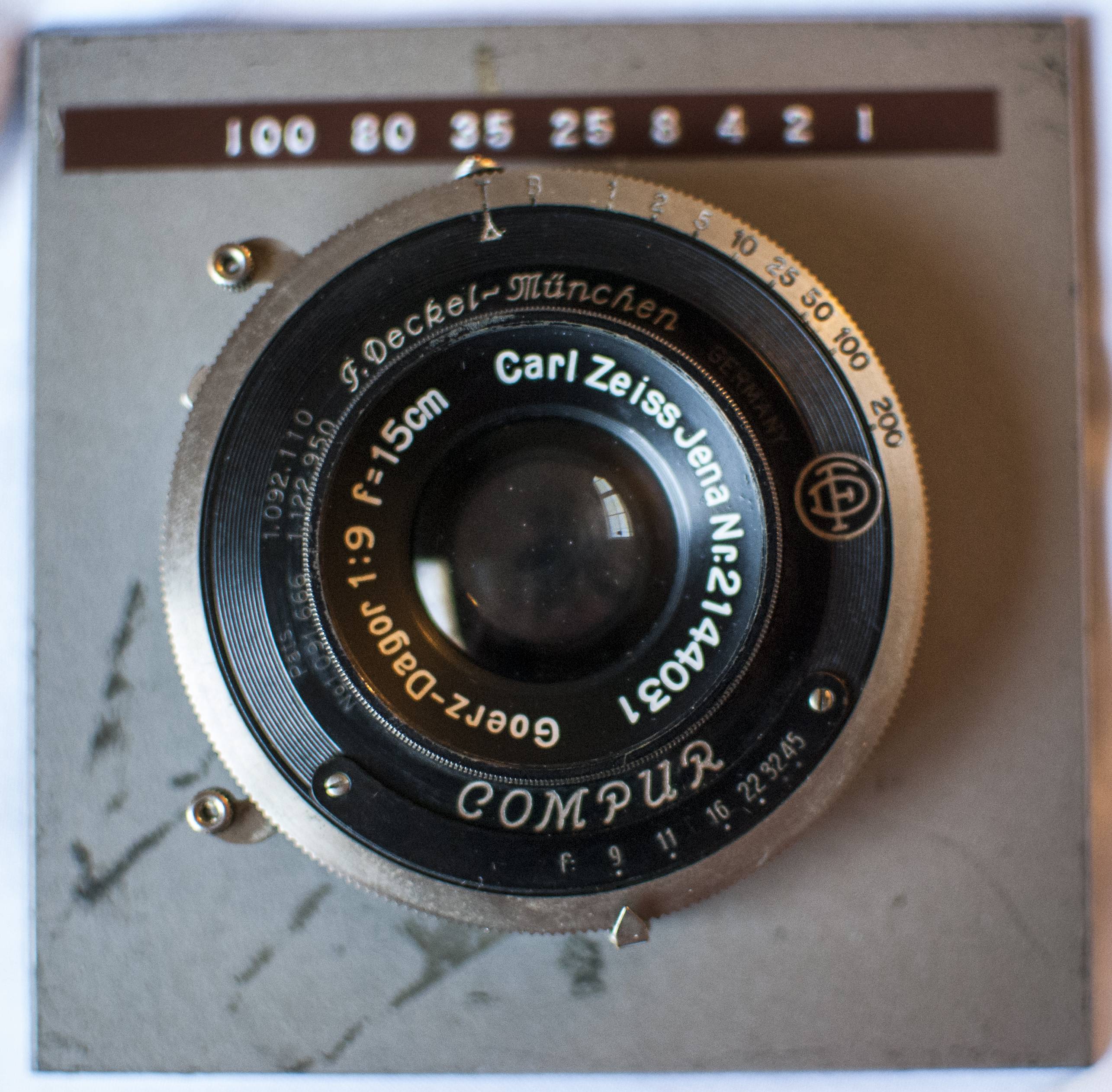 Odd Old Carl Zeiss Jena Goerz-Dagor 15cm f/9 lens