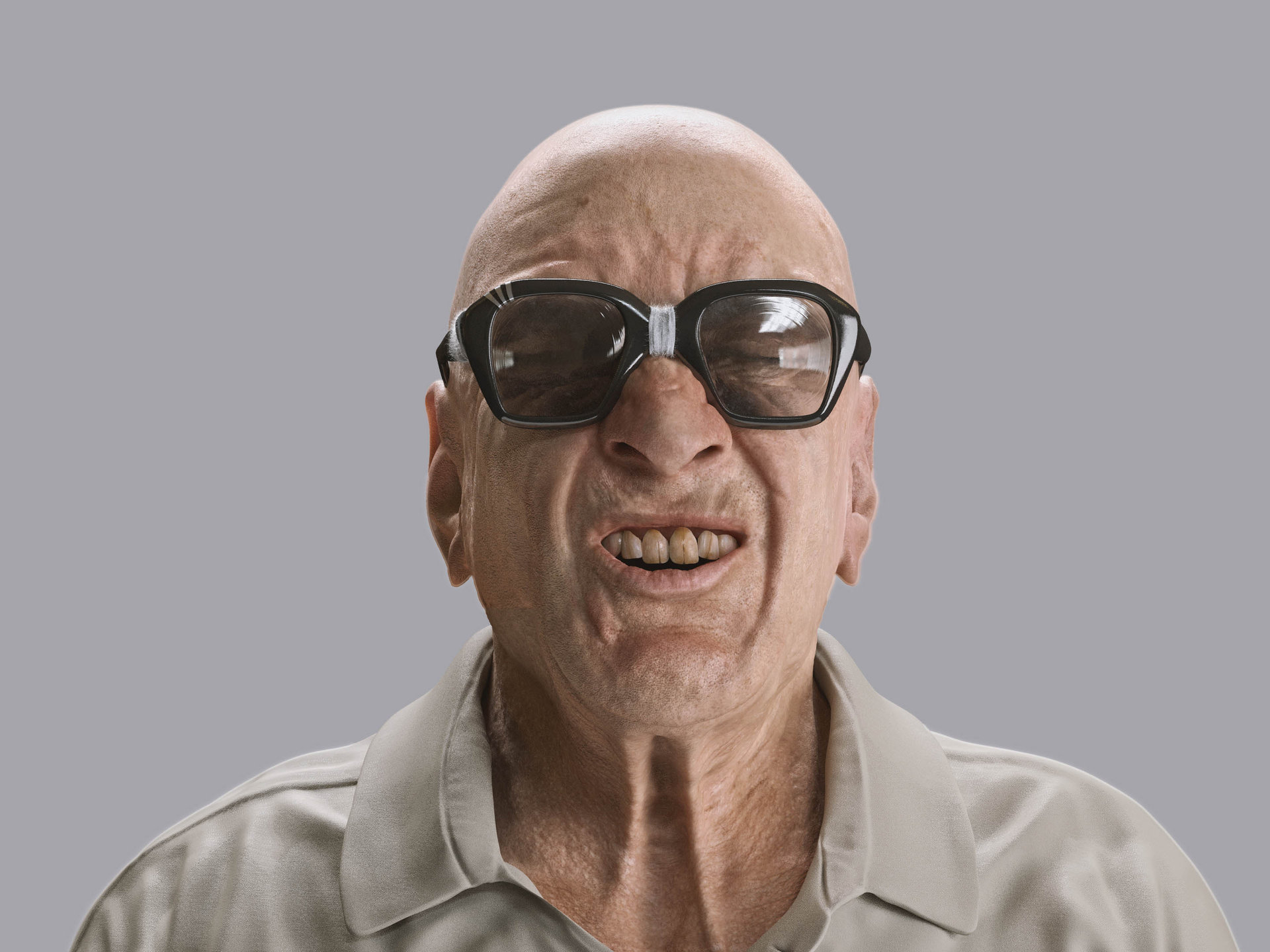 ArtStation - Angry Old Man (3D) , Mohanad Hossam