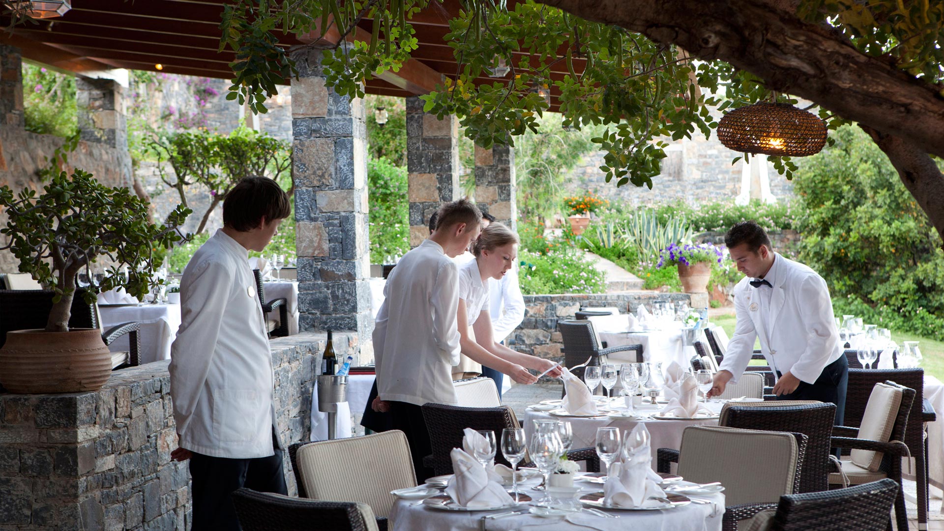 Set around an ancient millstone, the Old Mill is a fine-dining ...