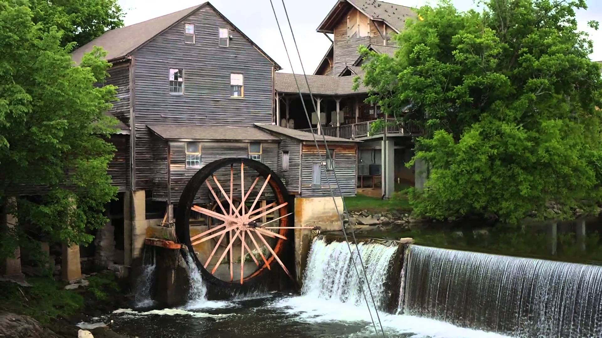 The Old Mill restaurant / store Pigeon Forge Tennessee - YouTube
