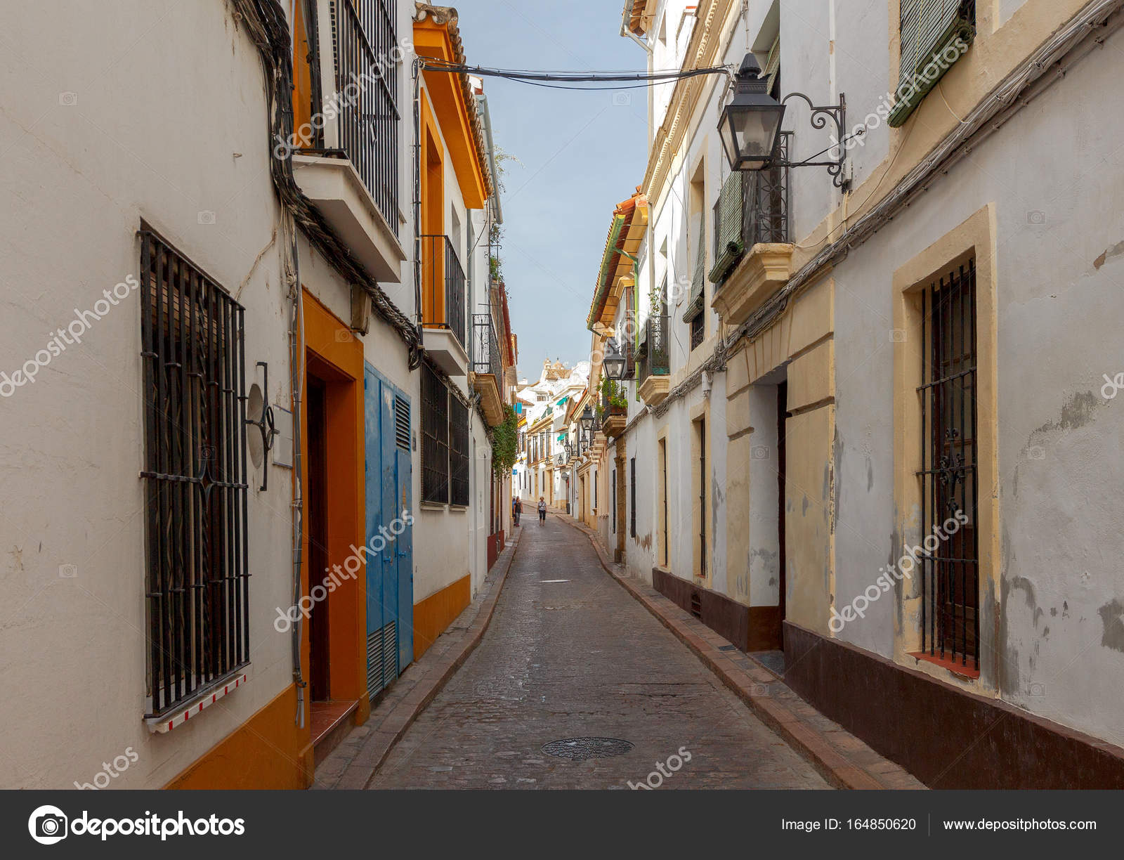 Cordoba. The old narrow city street. — Stock Photo © pillerss #164850620