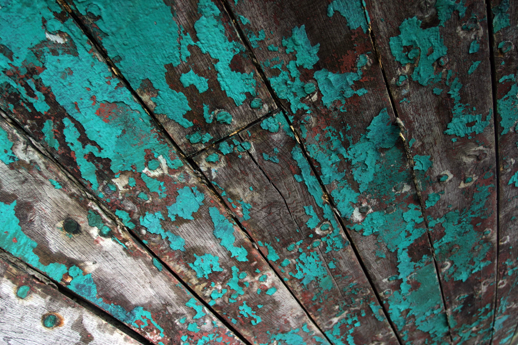 Old painted wood photo