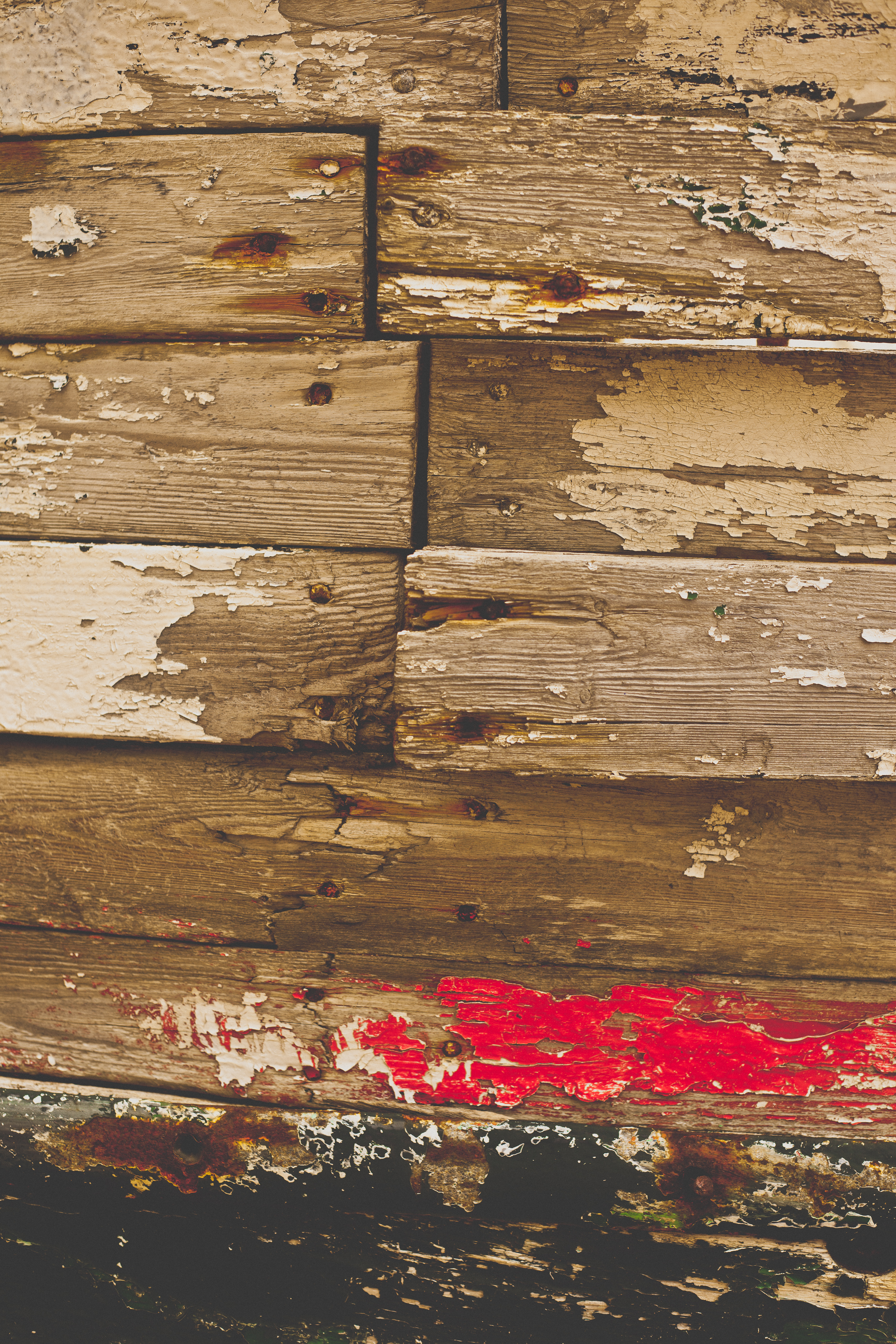 Old painted wood texture photo