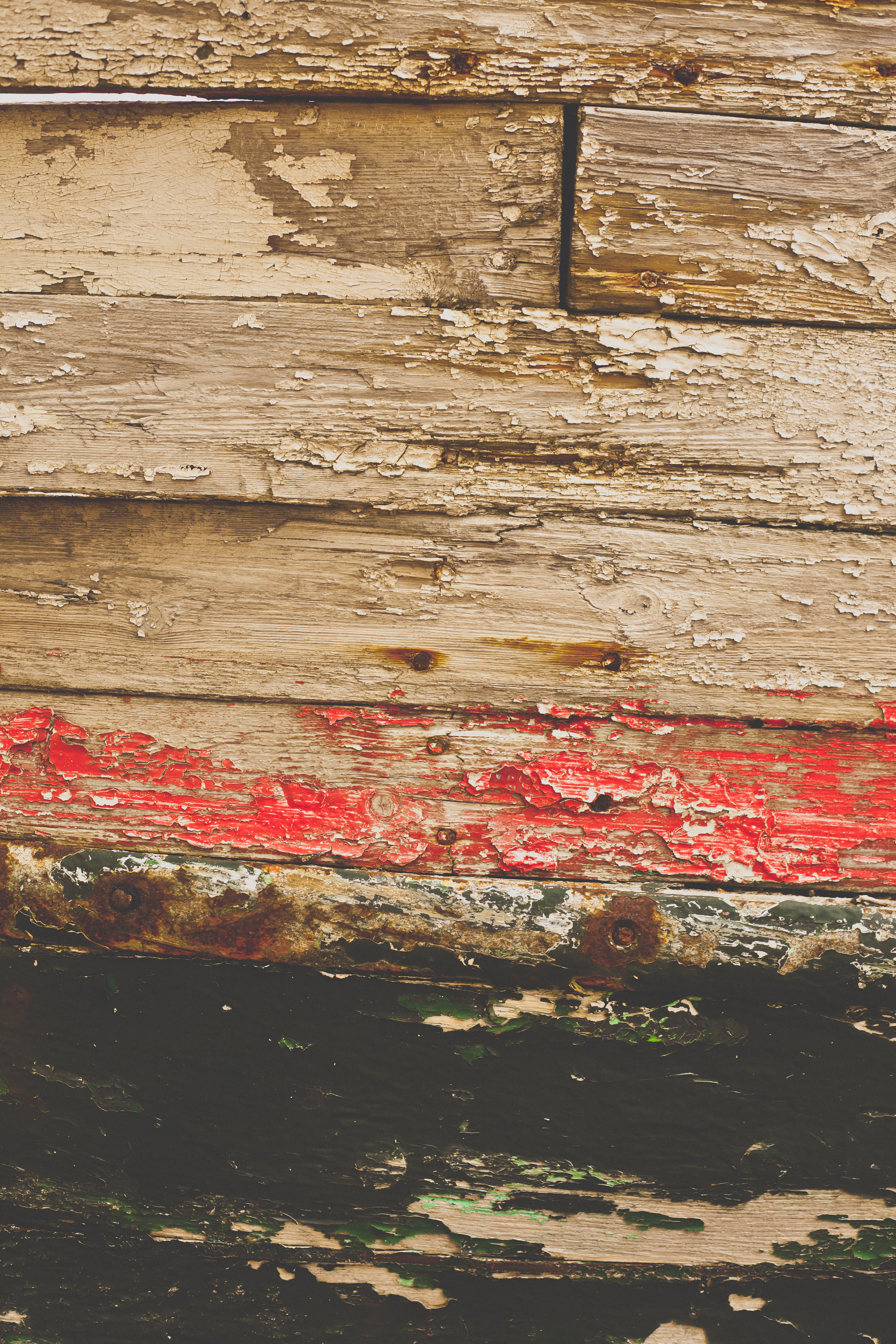 Old painted wood texture photo