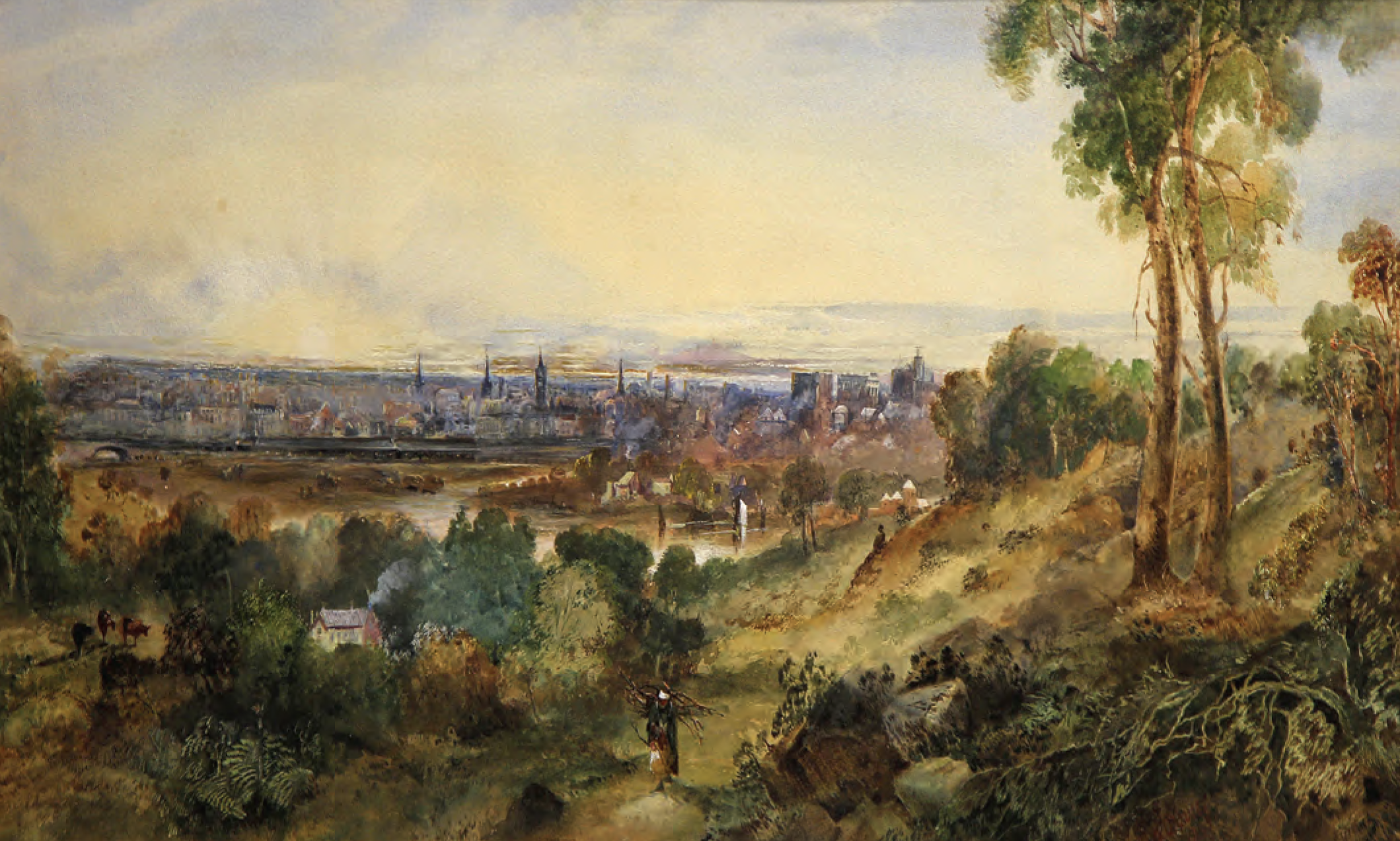 Paintings of Early Melbourne – Old Treasury Building