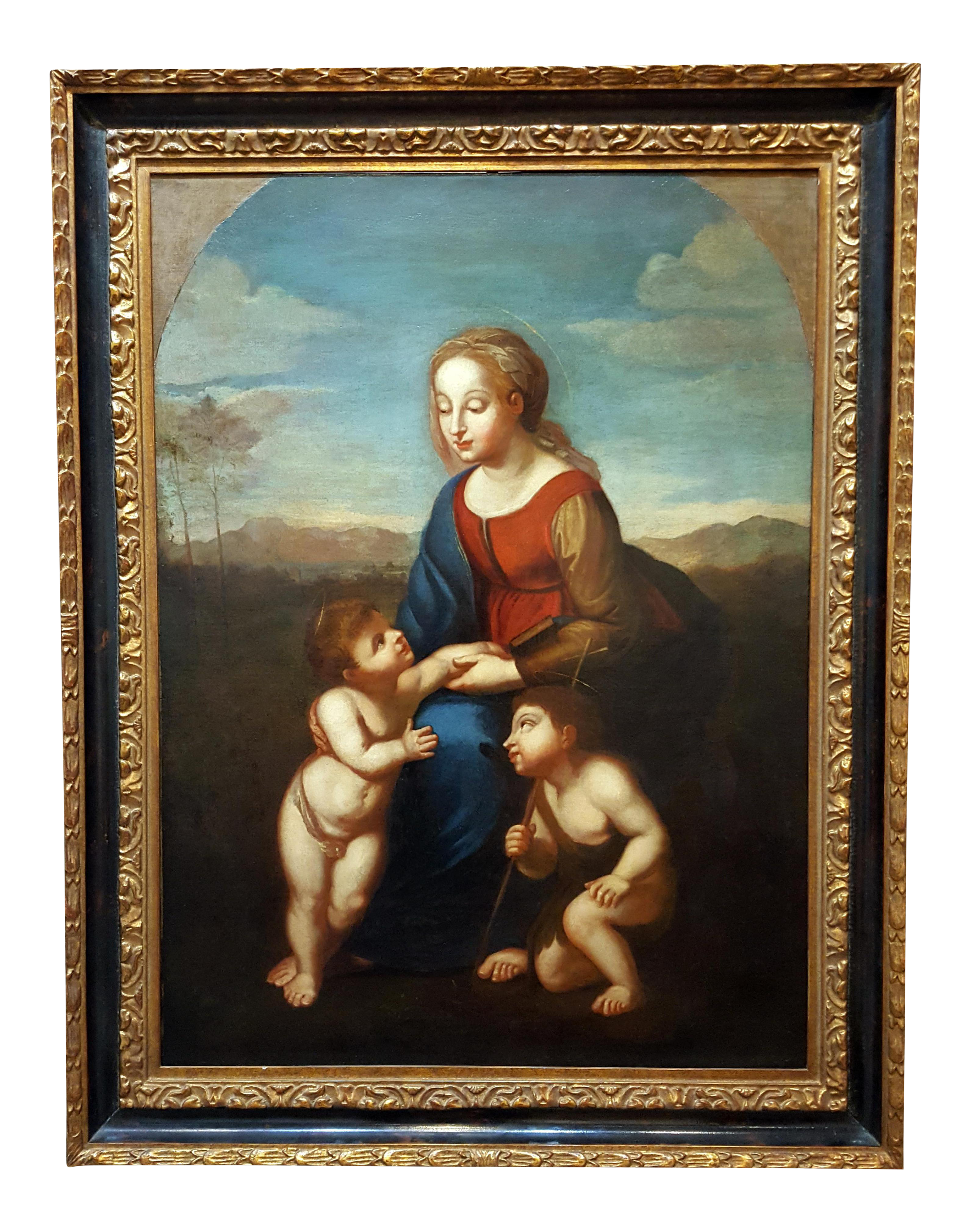 Fine Madonna With Child -17th Century Italian Old Painting | DECASO